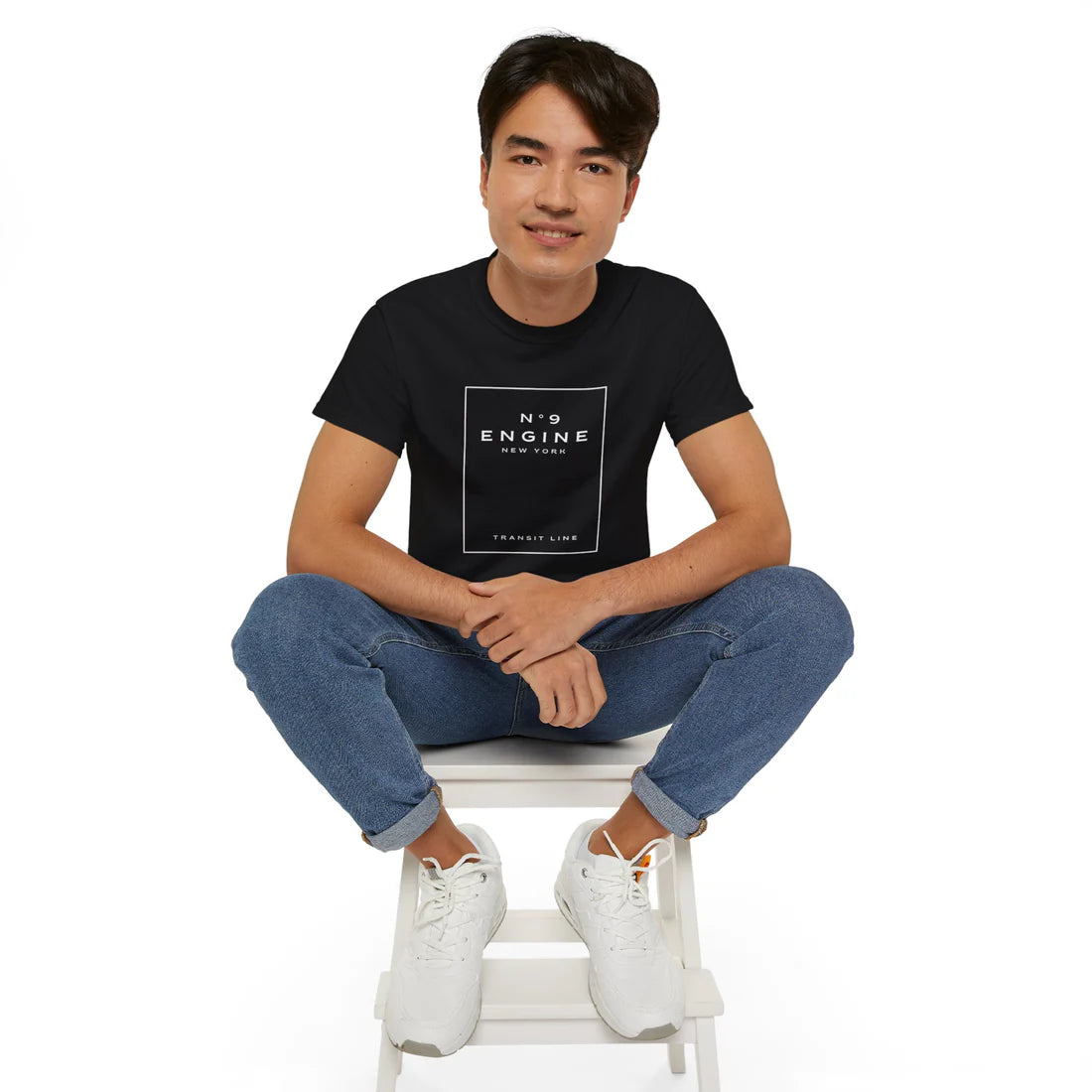 T-shirt en coton ultra-doux pour homme Engine No 9