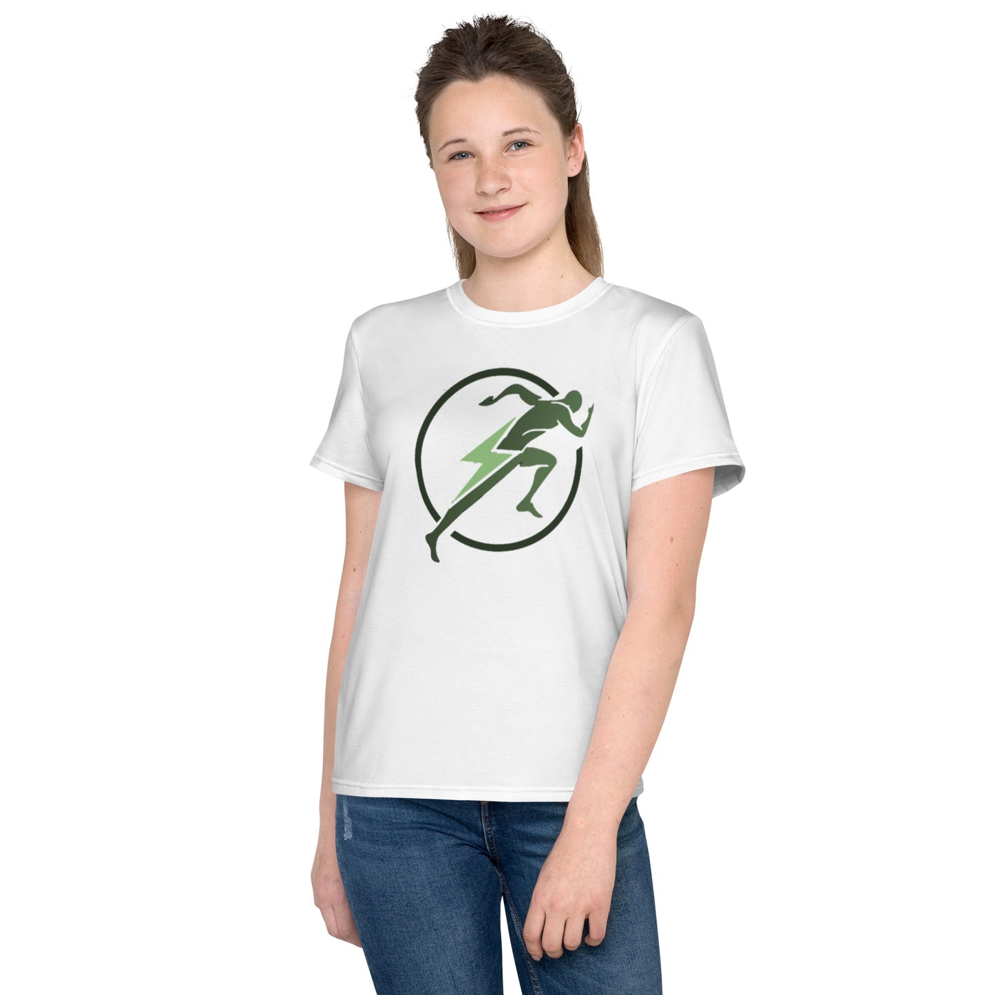 Camiseta de cuello redondo juvenil B Fit