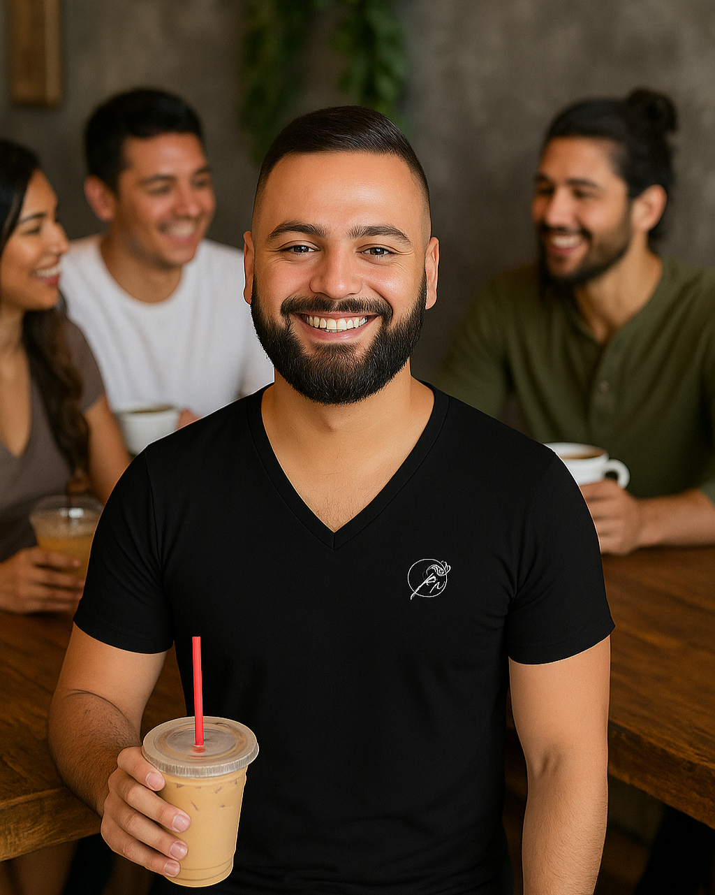 B Fit Bella+Canvas Crew V-Neck Shirt
