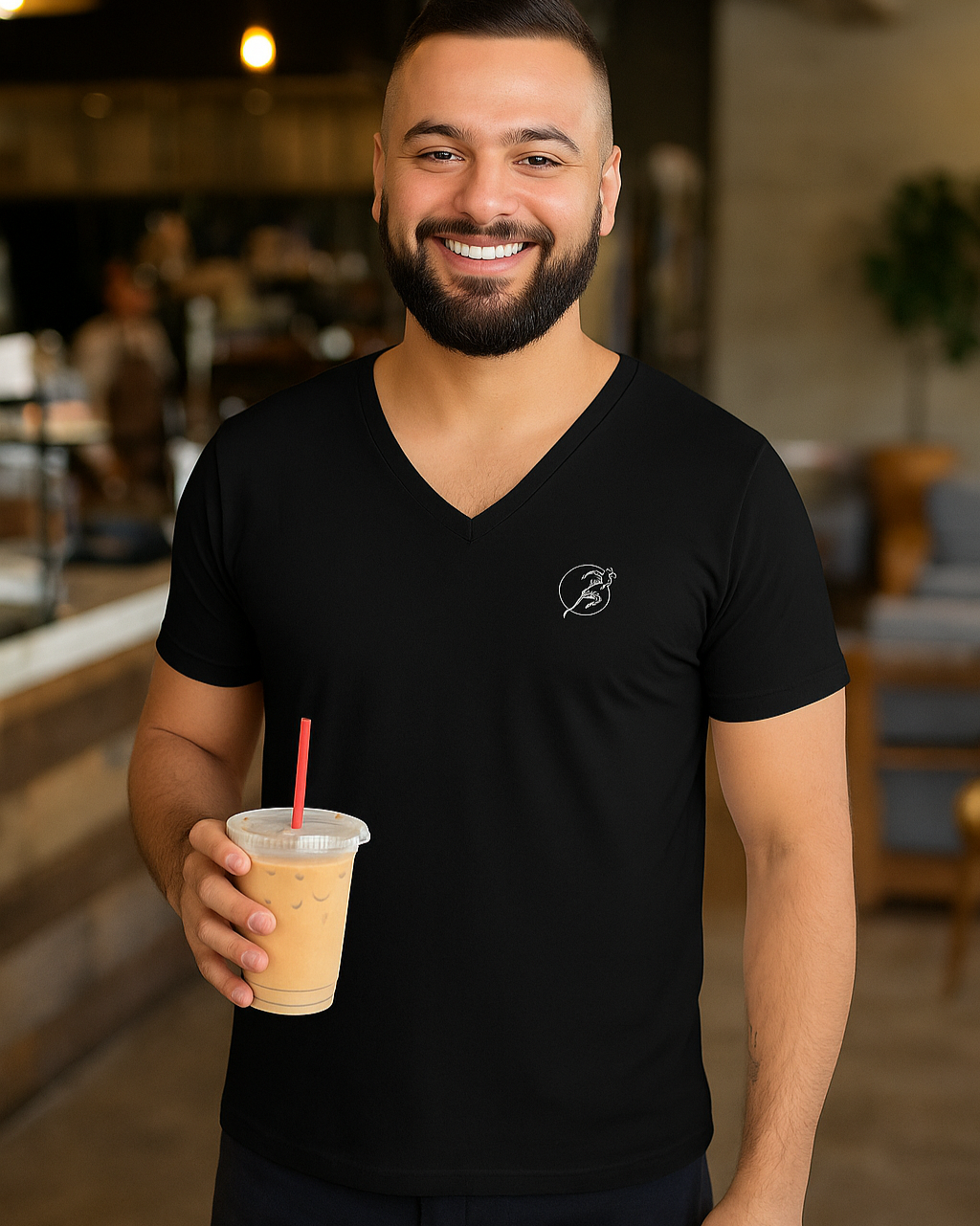B Fit Bella+Canvas Crew V-Neck Shirt