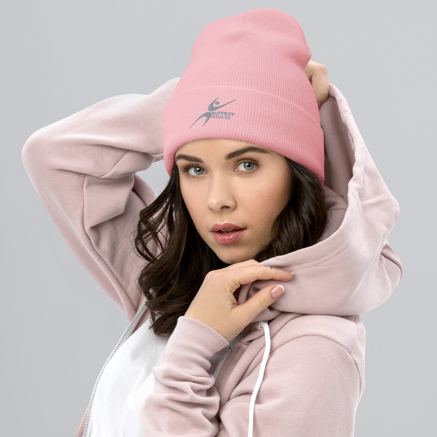 Gorro con puños BuffBoy Fitness para mujer