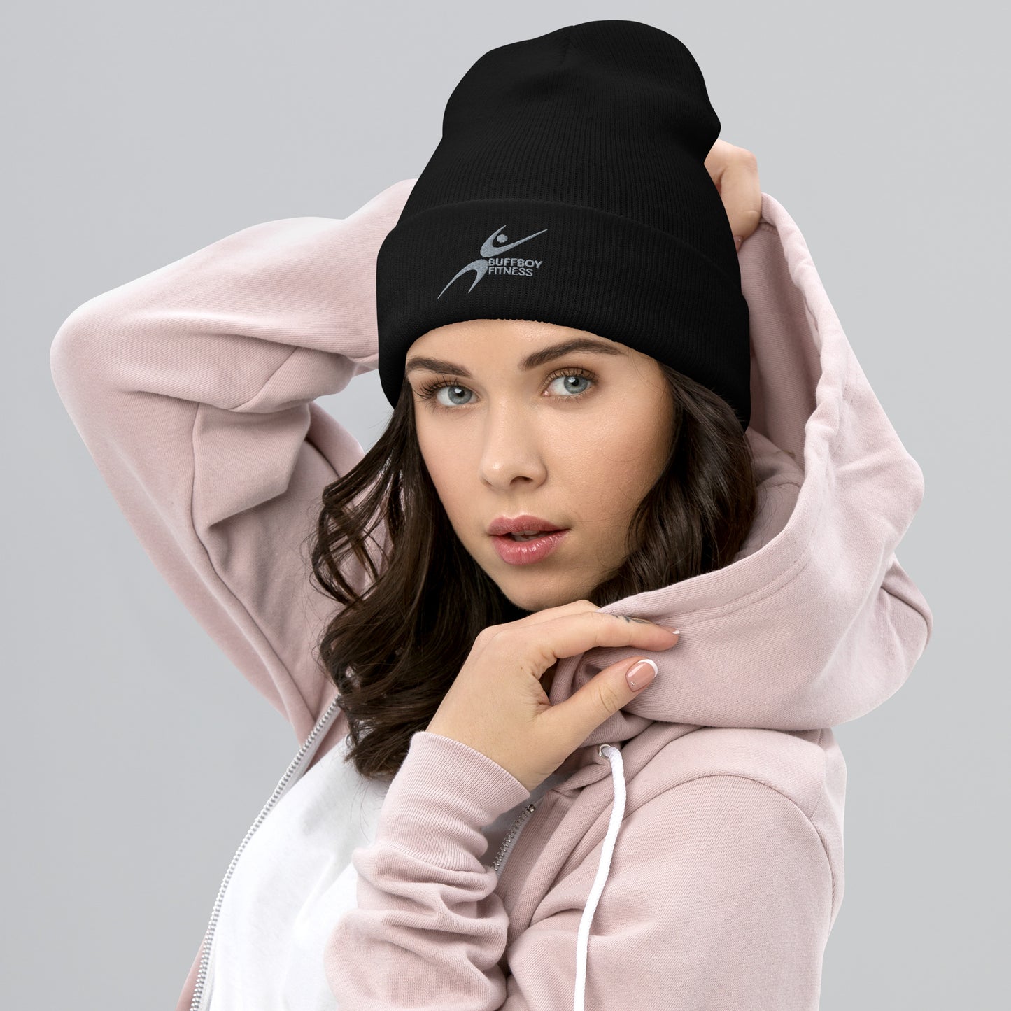 Gorro con puños BuffBoy Fitness para mujer