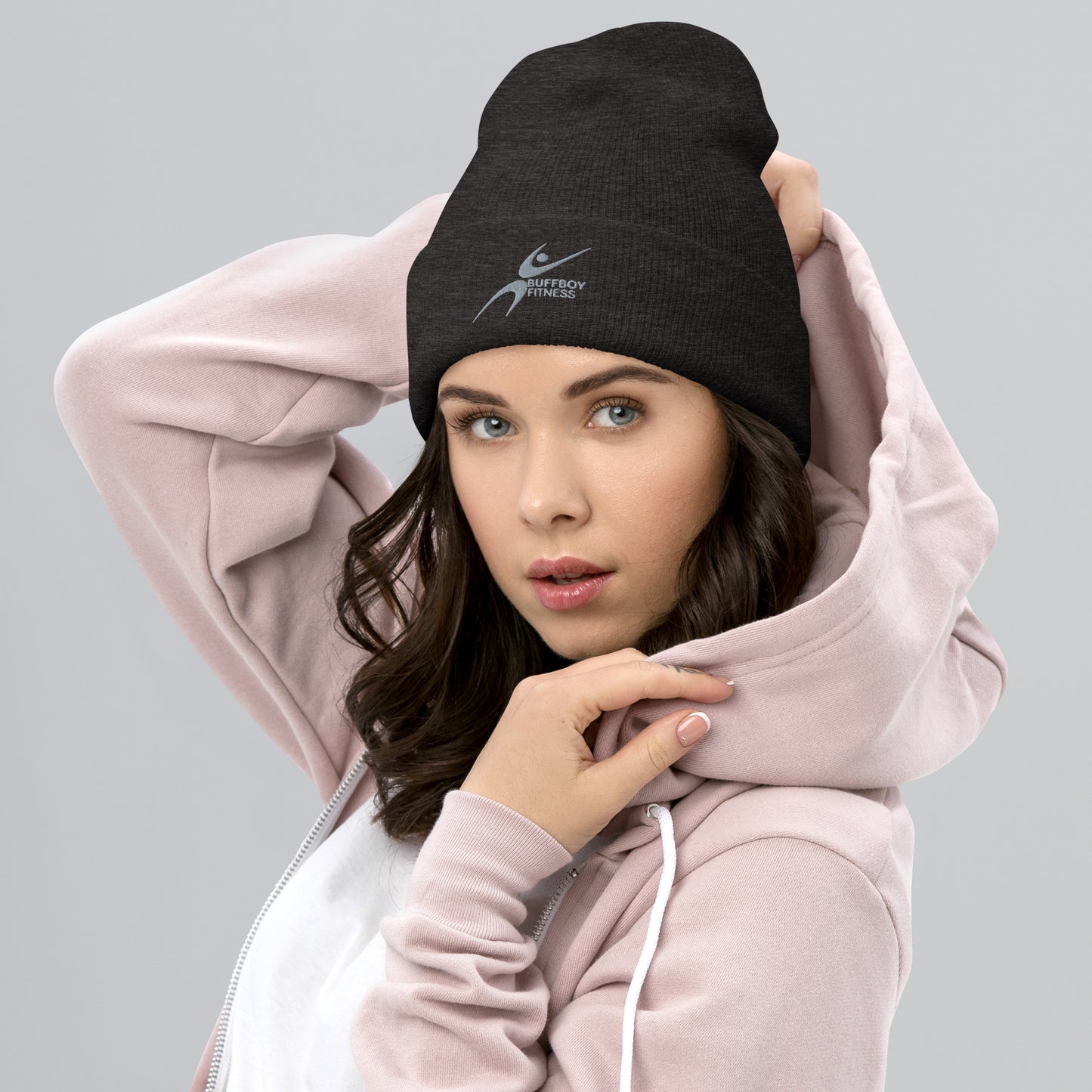 Gorro con puños BuffBoy Fitness para mujer