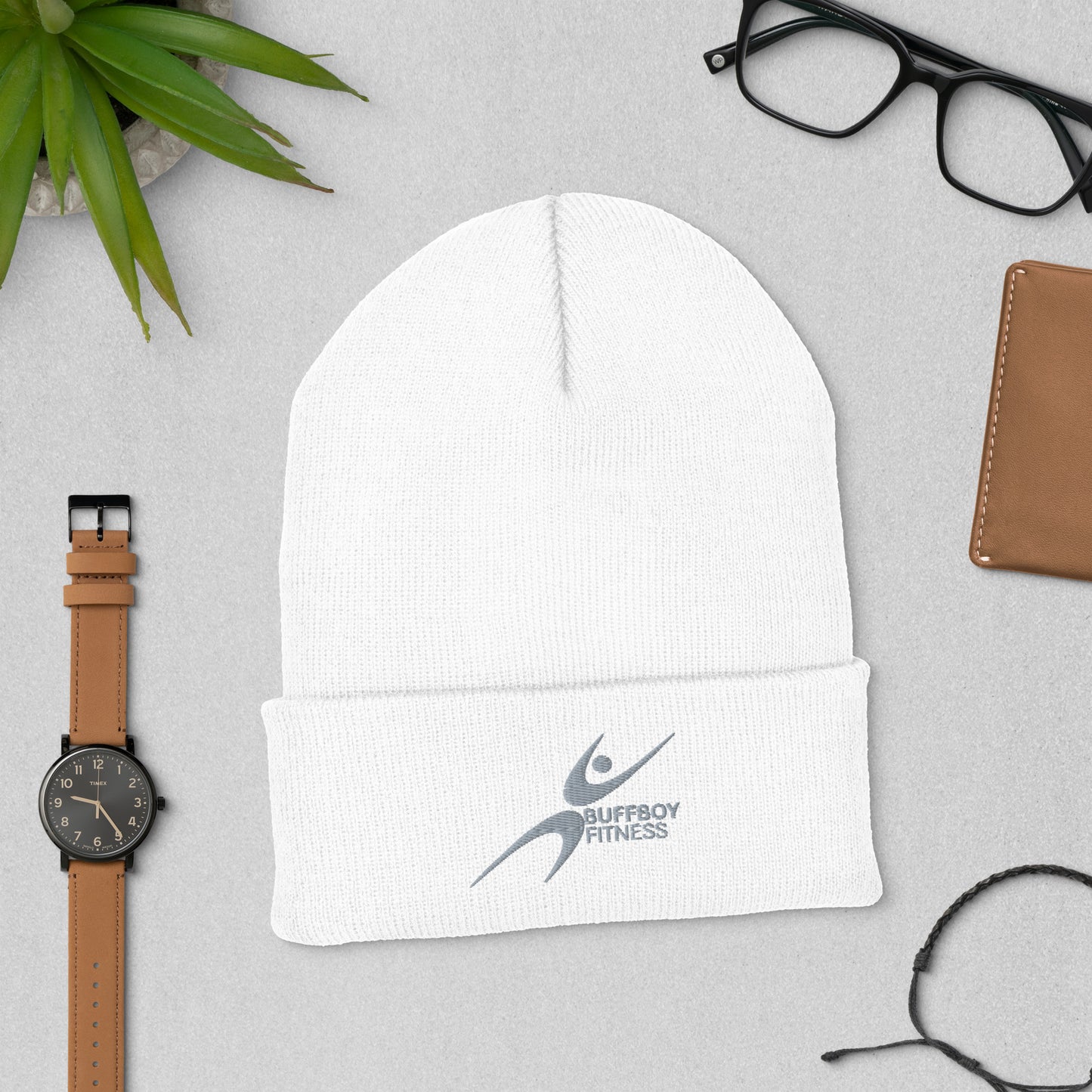 Gorro con puños BuffBoy Fitness para mujer