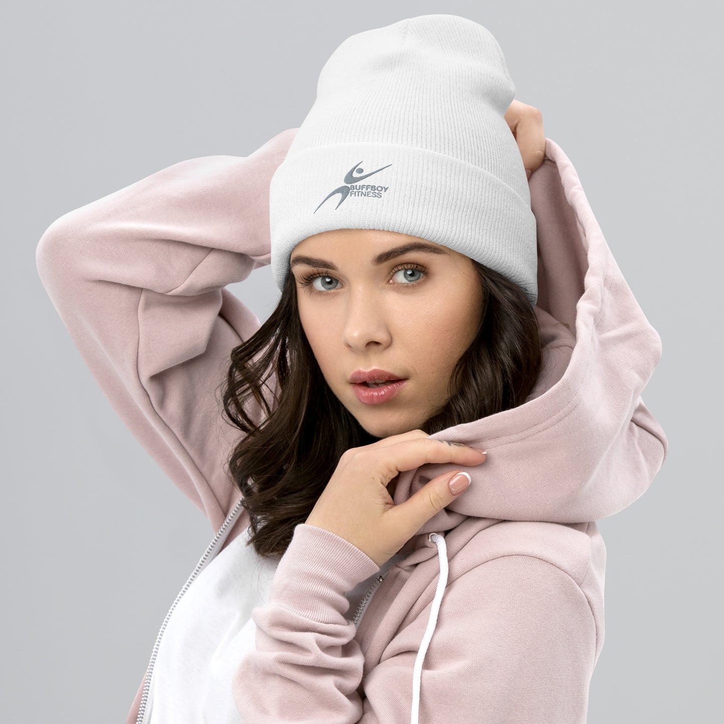 Gorro con puños BuffBoy Fitness para mujer