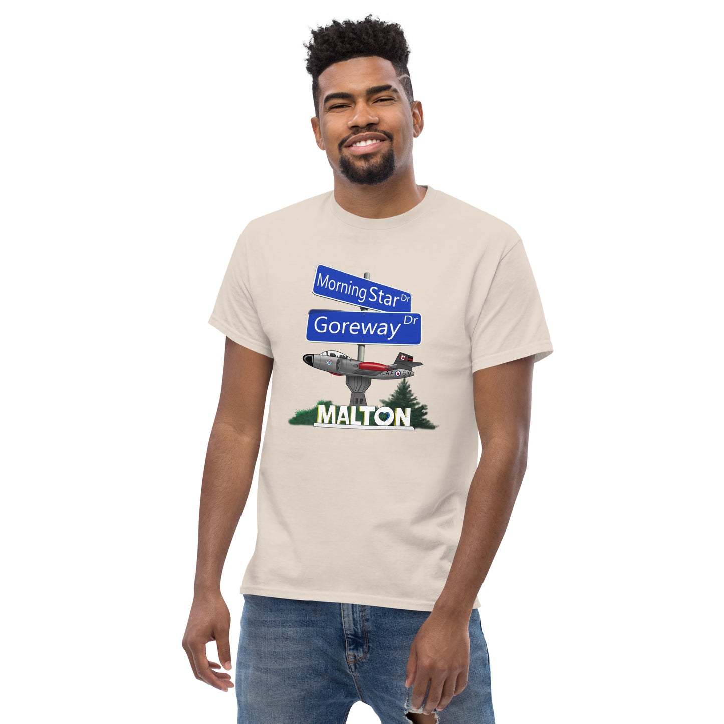 Camiseta clásica masiva Malton para hombre