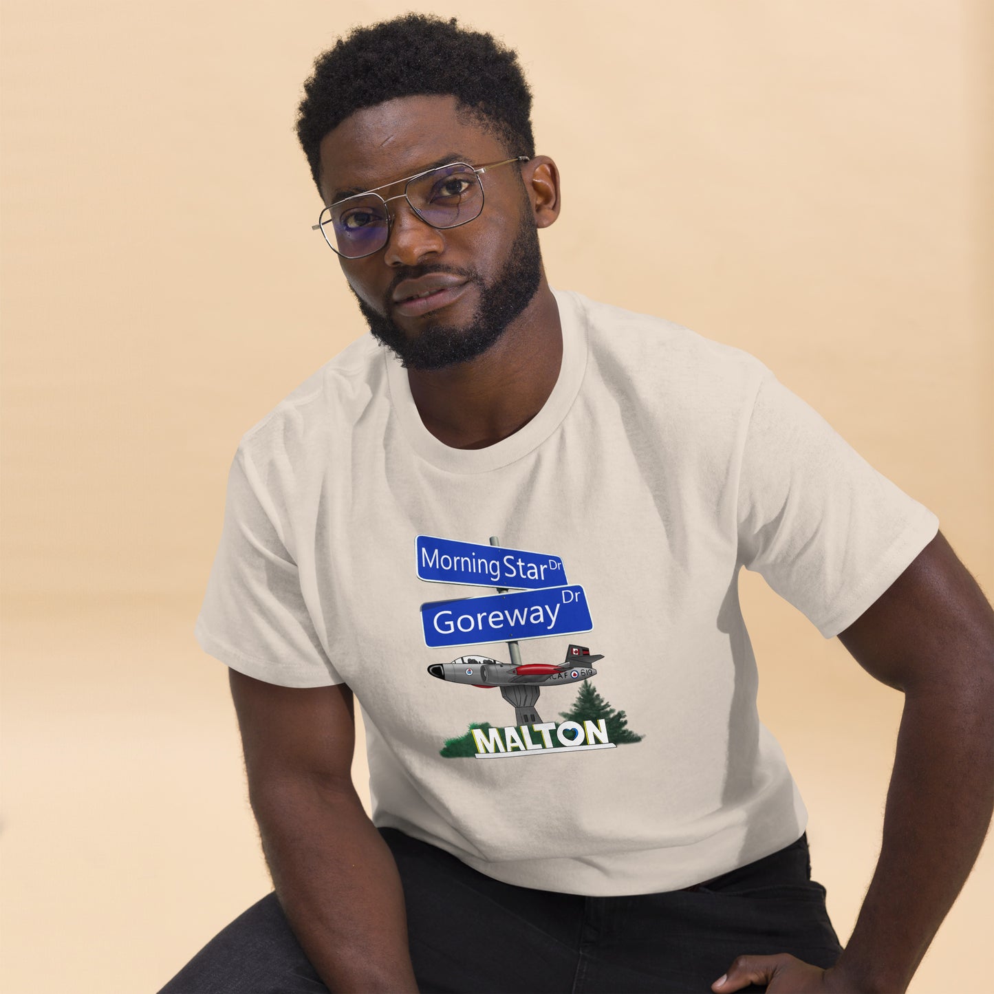 Camiseta clásica masiva Malton para hombre