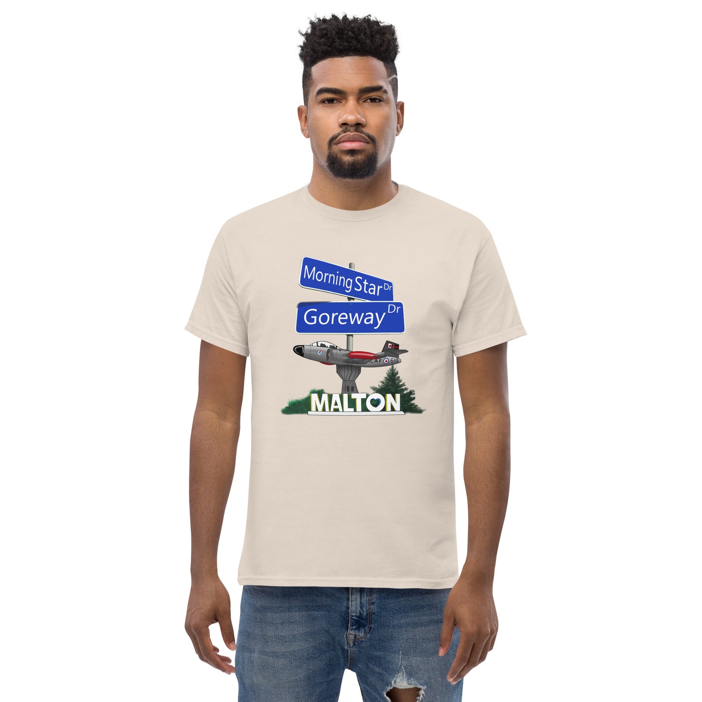 Camiseta clásica masiva Malton para hombre