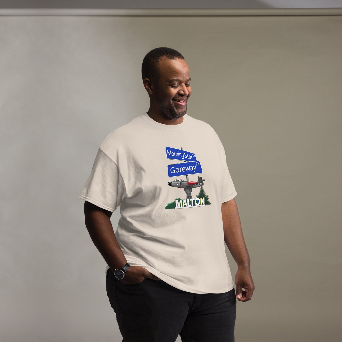 Camiseta clásica masiva Malton para hombre