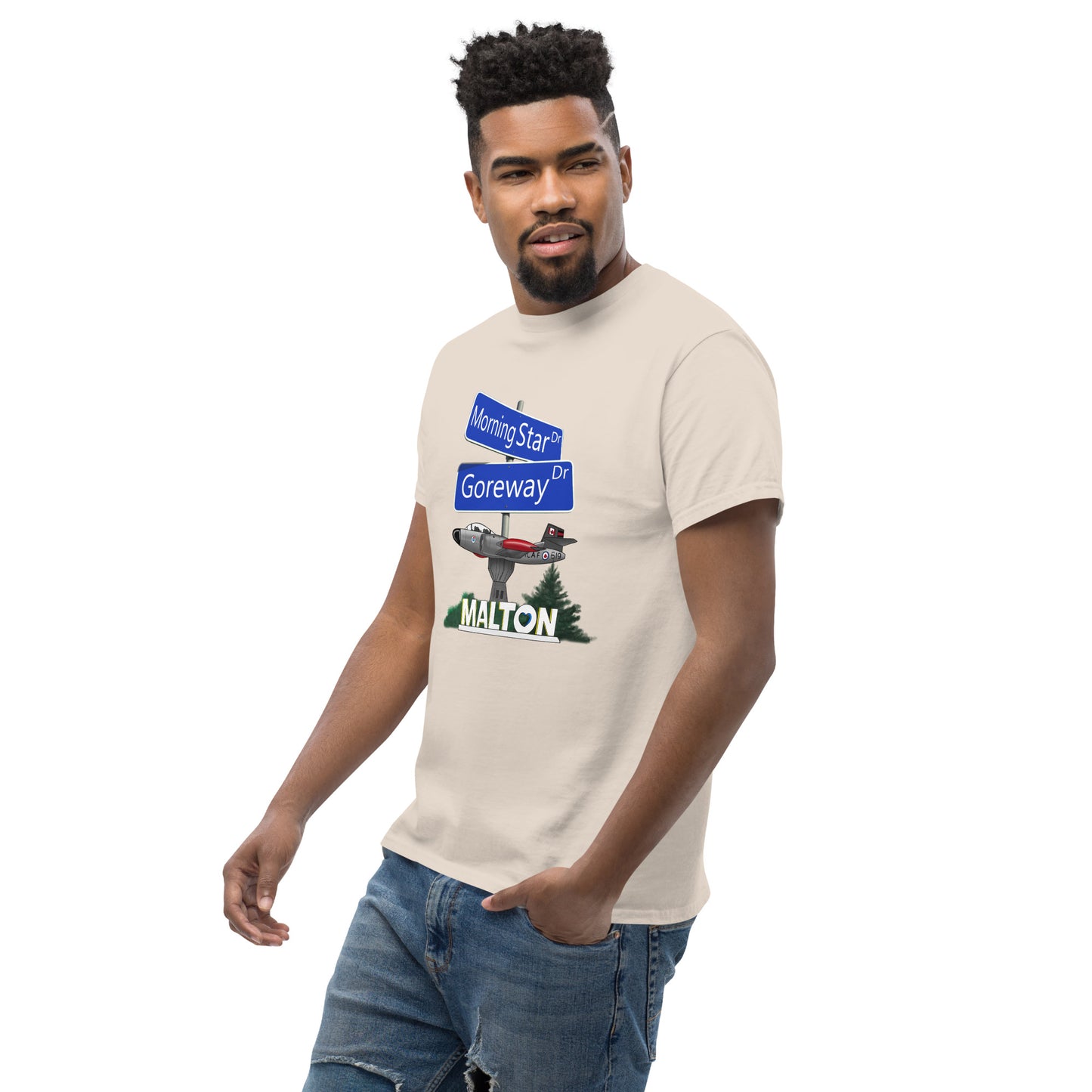 Camiseta clásica masiva Malton para hombre