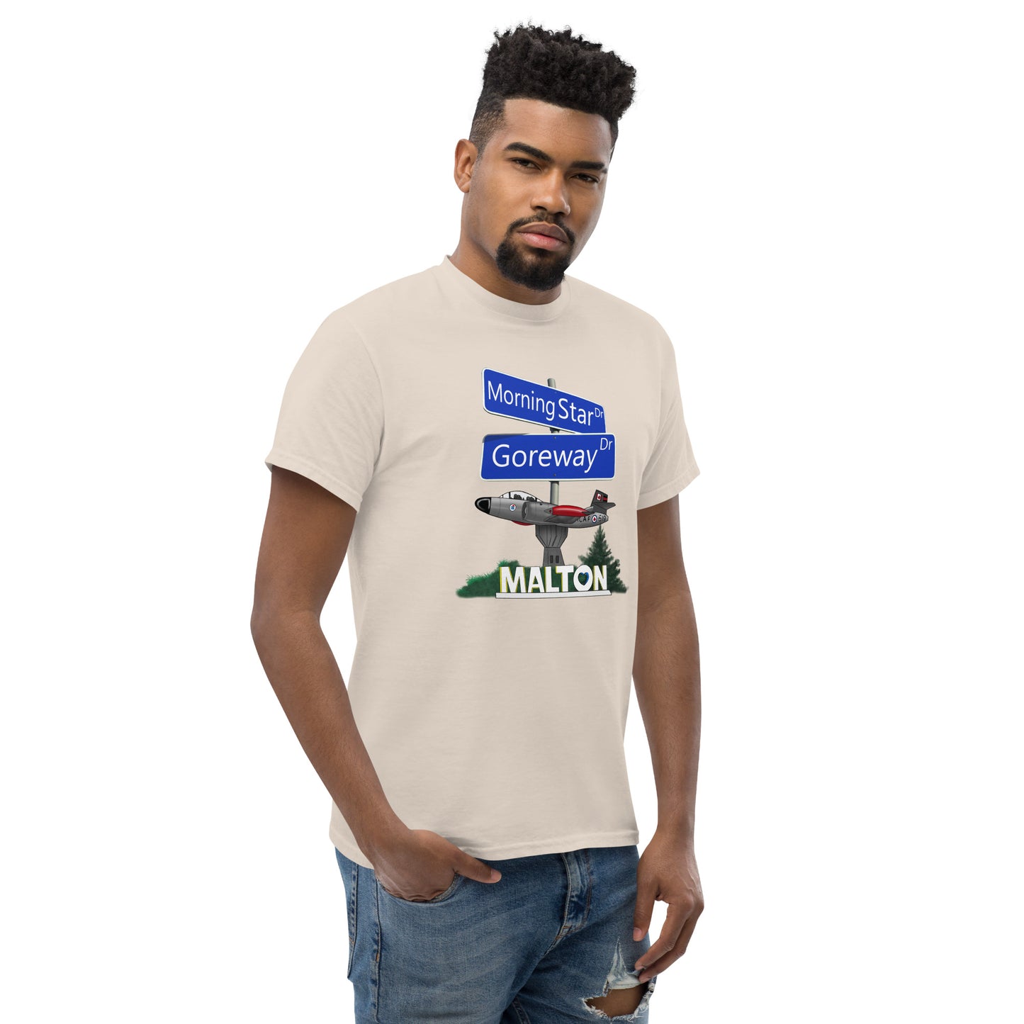 Camiseta clásica masiva Malton para hombre