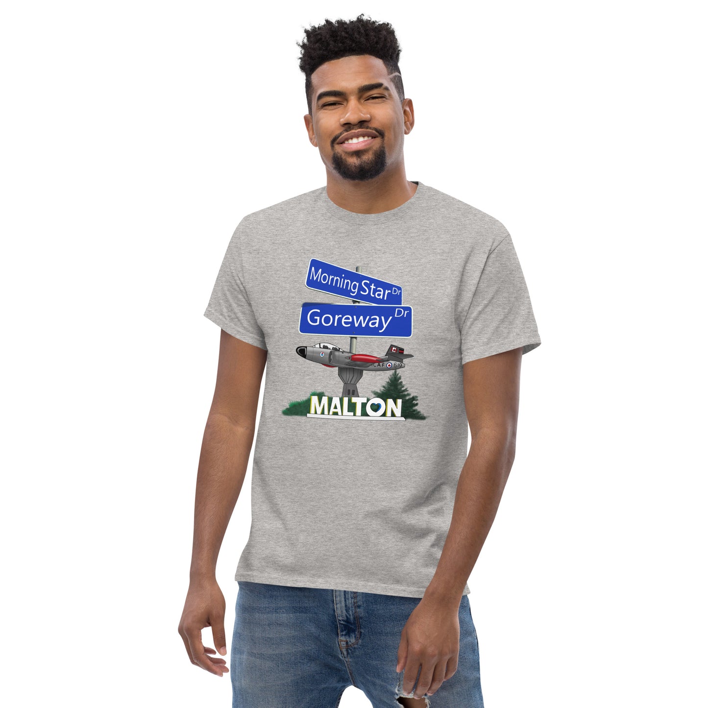 Camiseta clásica masiva Malton para hombre