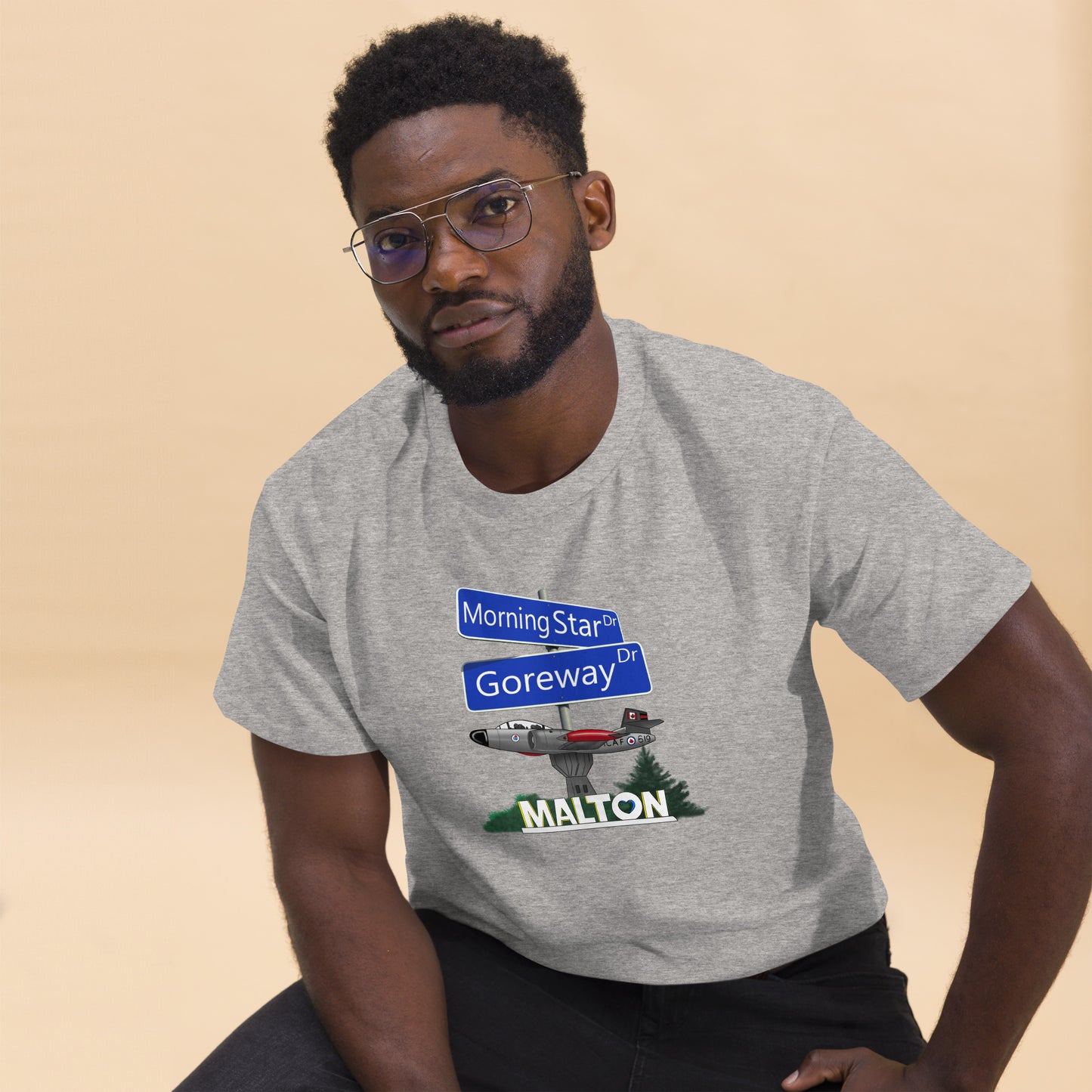Camiseta clásica masiva Malton para hombre