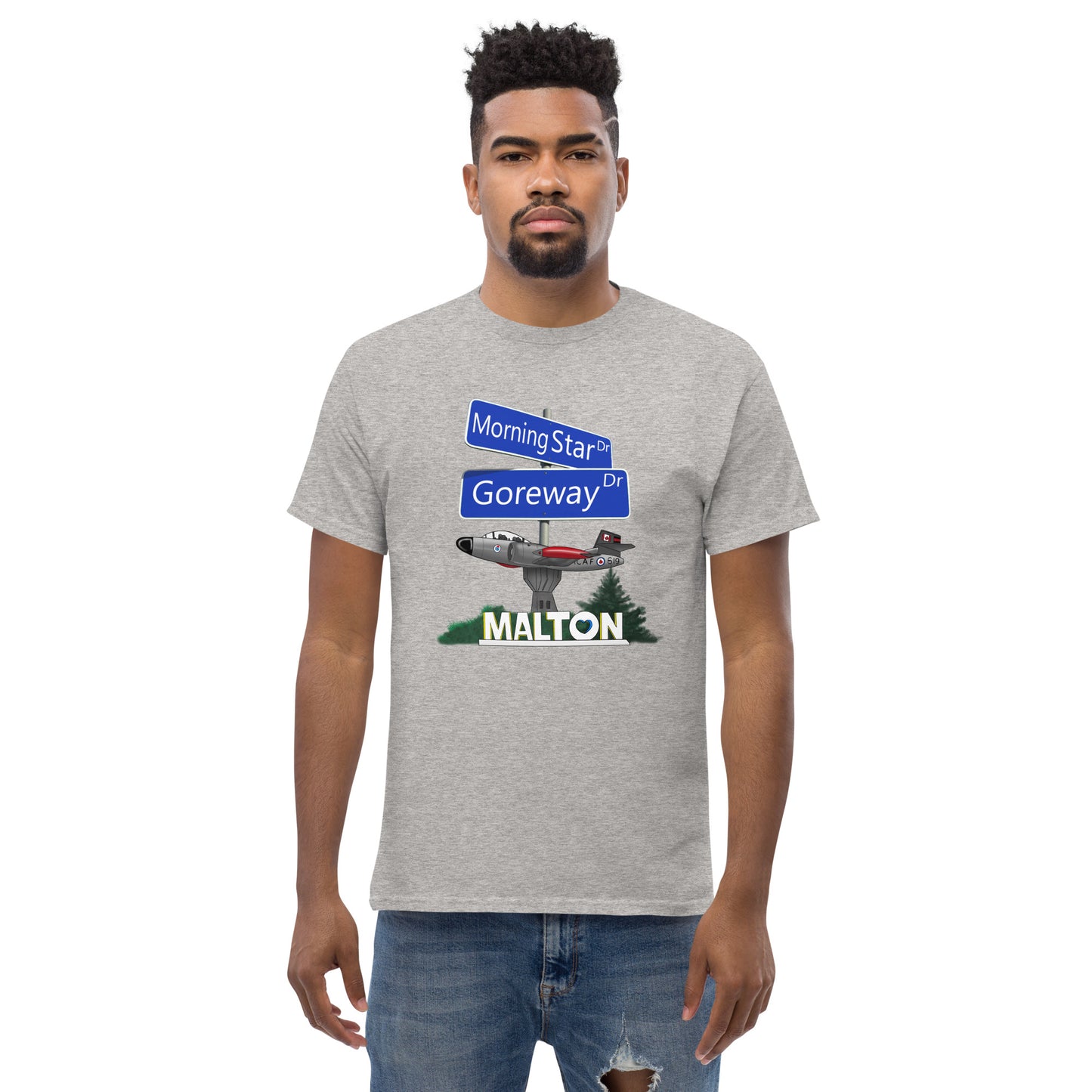 Camiseta clásica masiva Malton para hombre