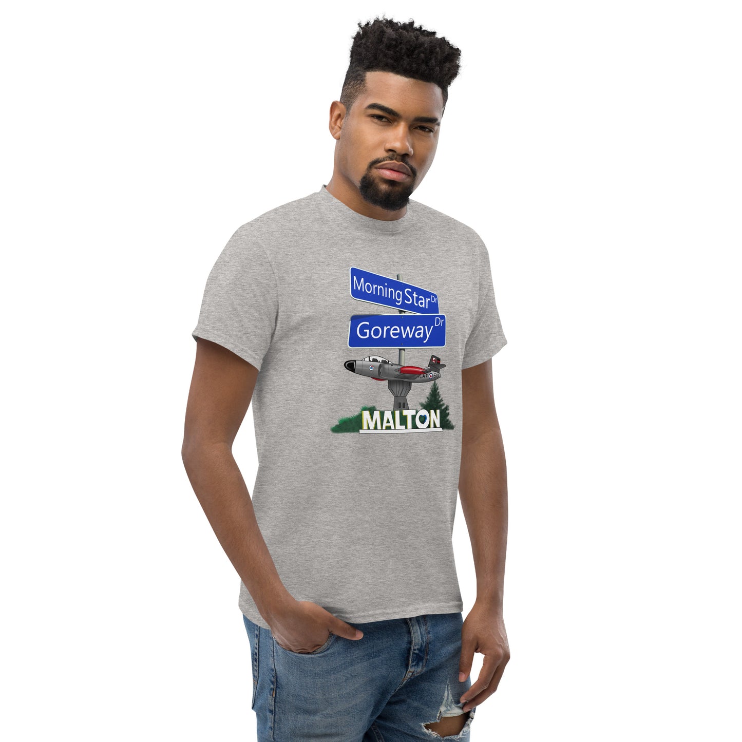 Camiseta clásica masiva Malton para hombre