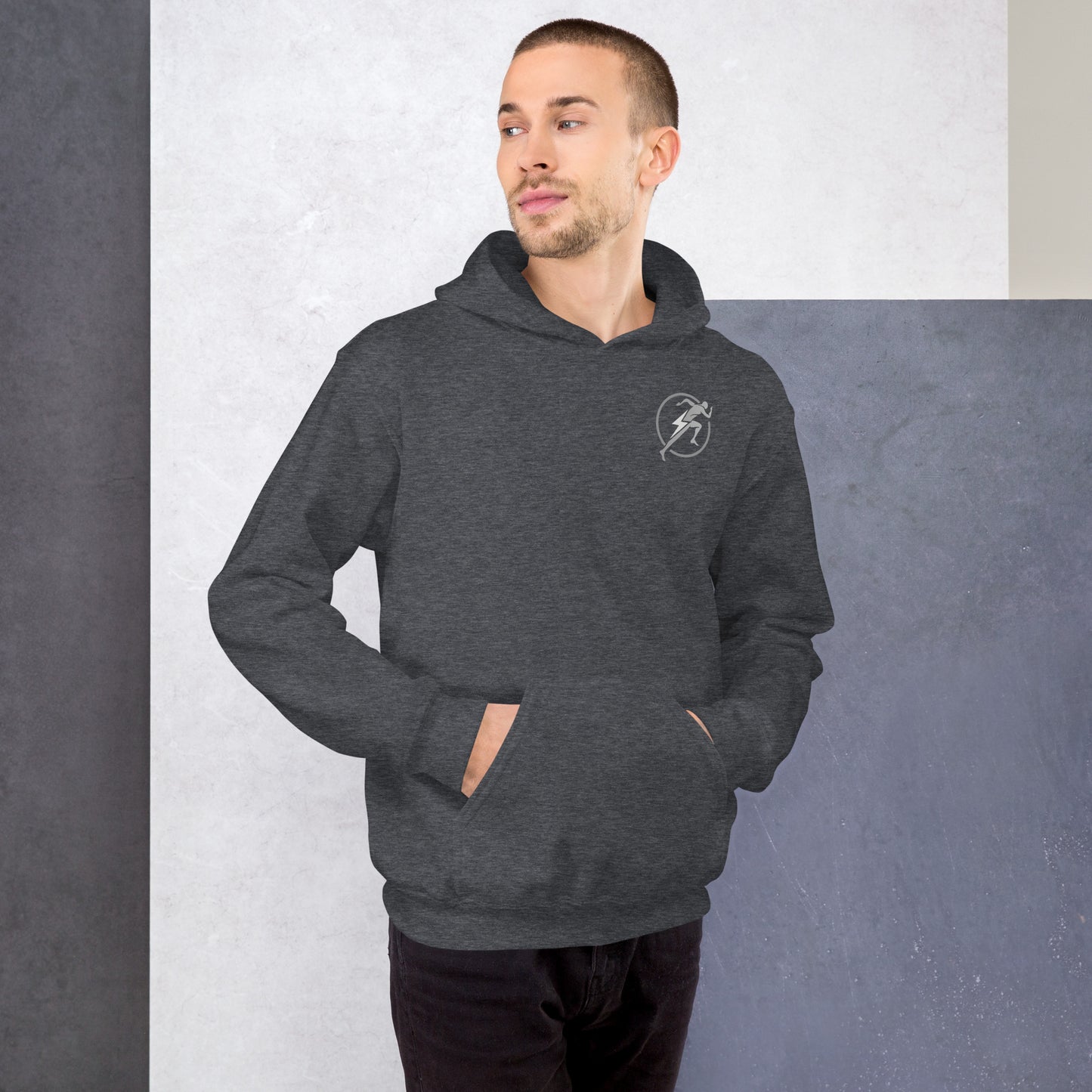Sudadera con capucha pesada para hombre