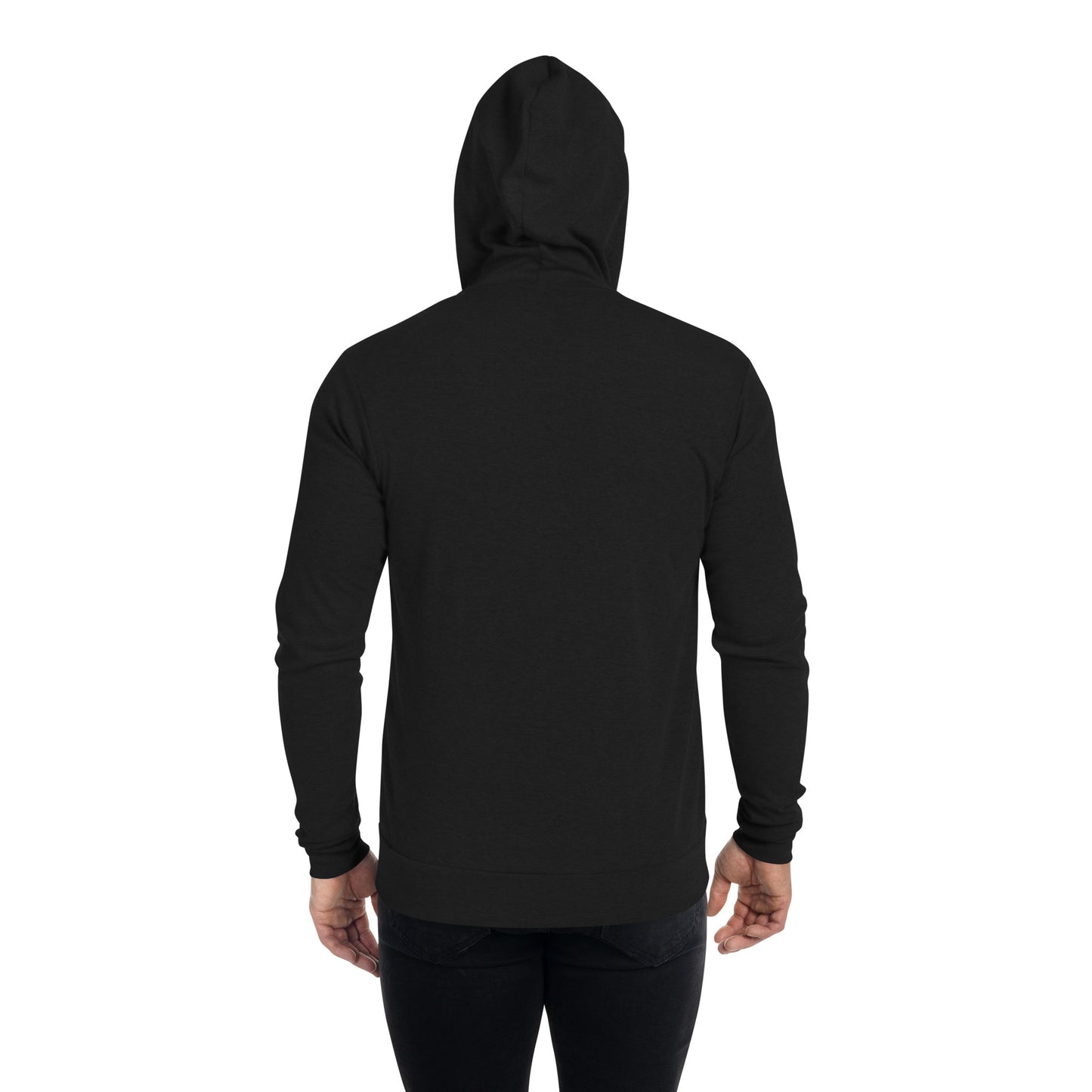 Sudadera con capucha y cremallera Bella + Canvas para hombre