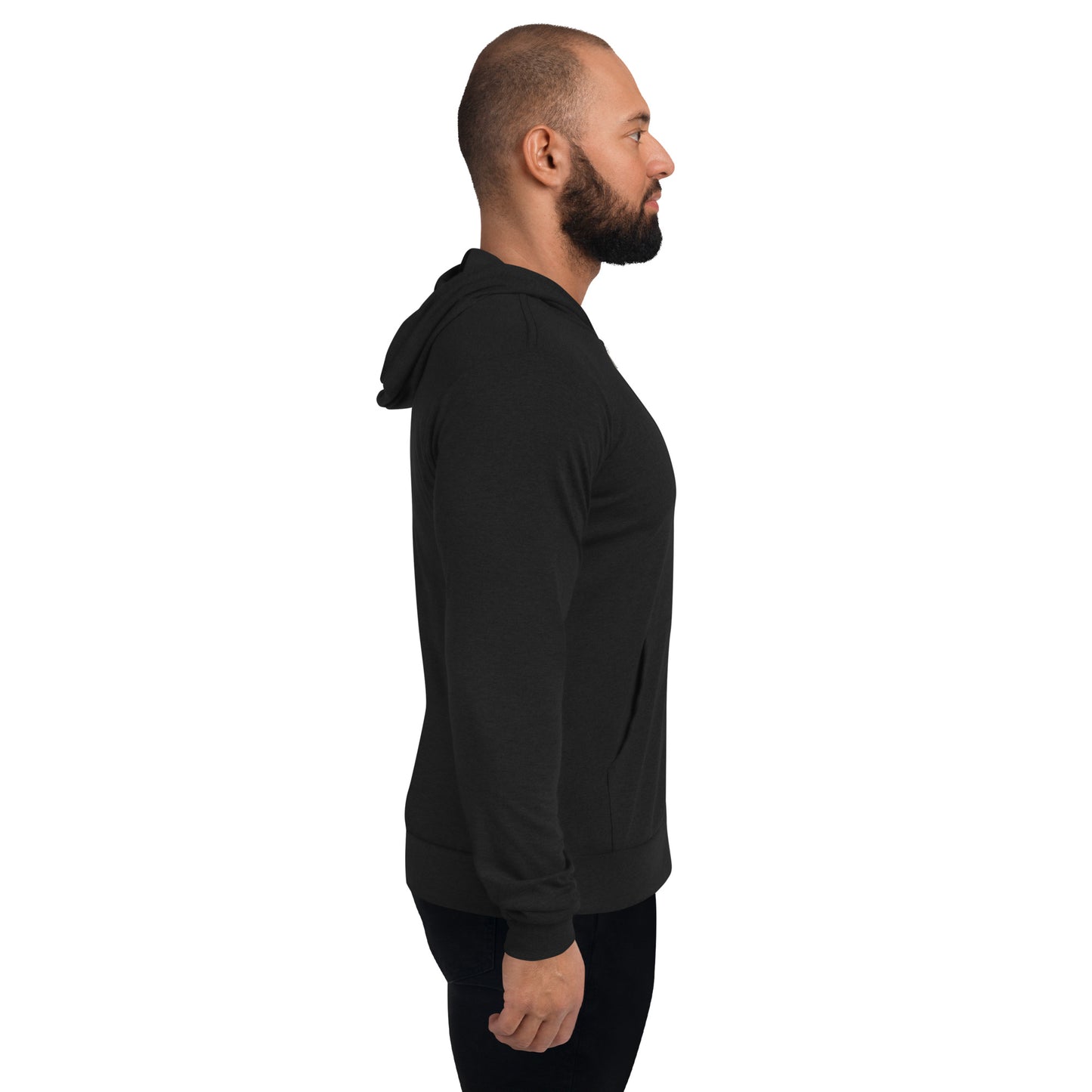 Sudadera con capucha y cremallera Bella + Canvas para hombre