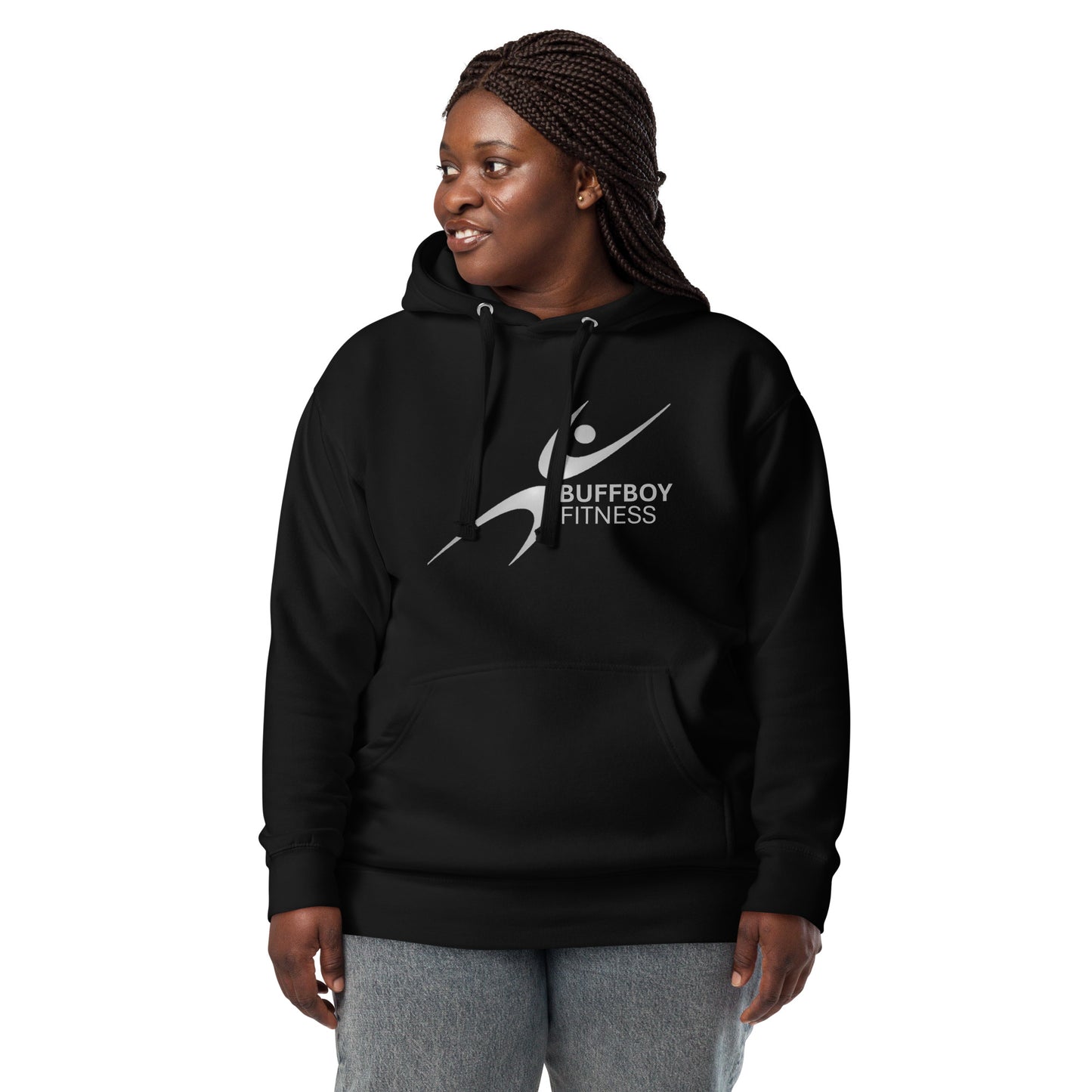 Sudadera con capucha Buffboy Fitness para mujer