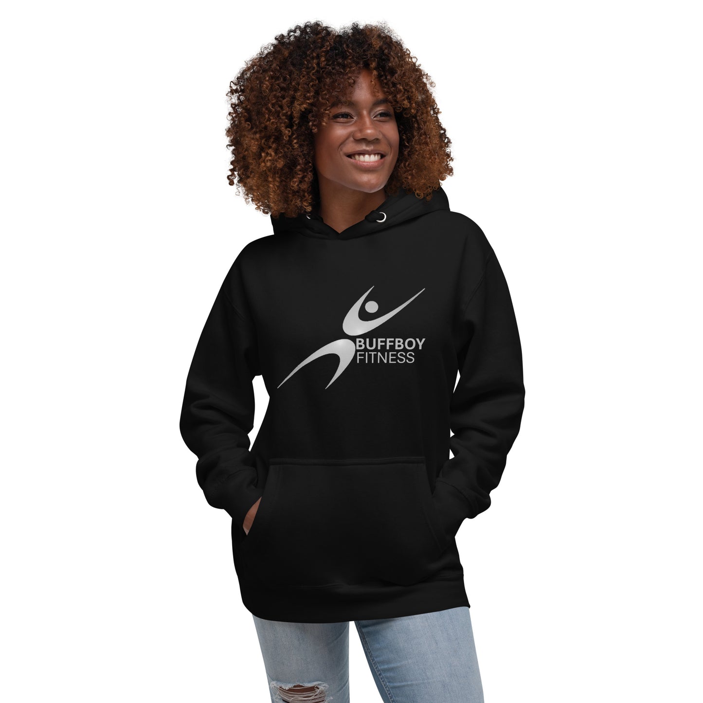 Sudadera con capucha Buffboy Fitness para mujer