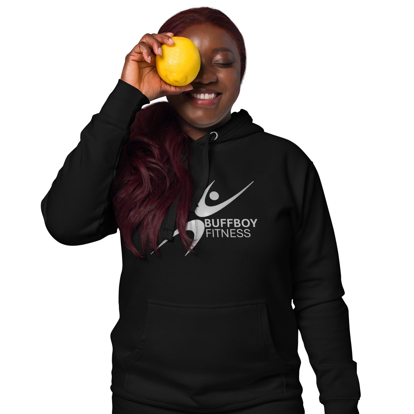 Sudadera con capucha Buffboy Fitness para mujer
