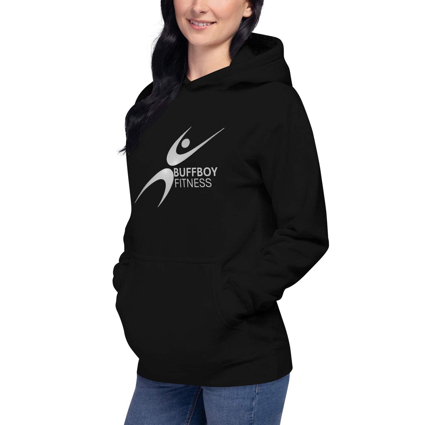 Sudadera con capucha Buffboy Fitness para mujer