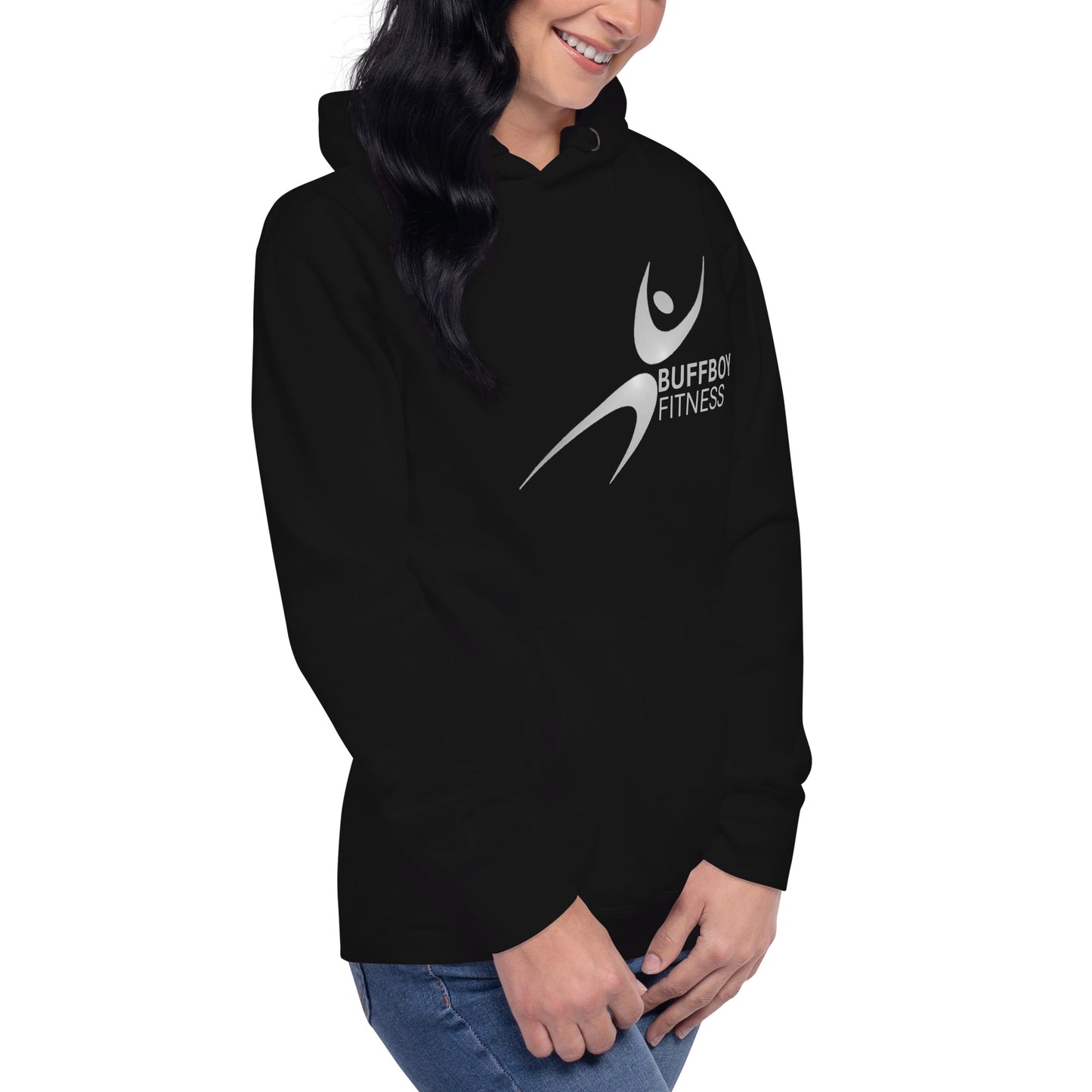 Sudadera con capucha Buffboy Fitness para mujer