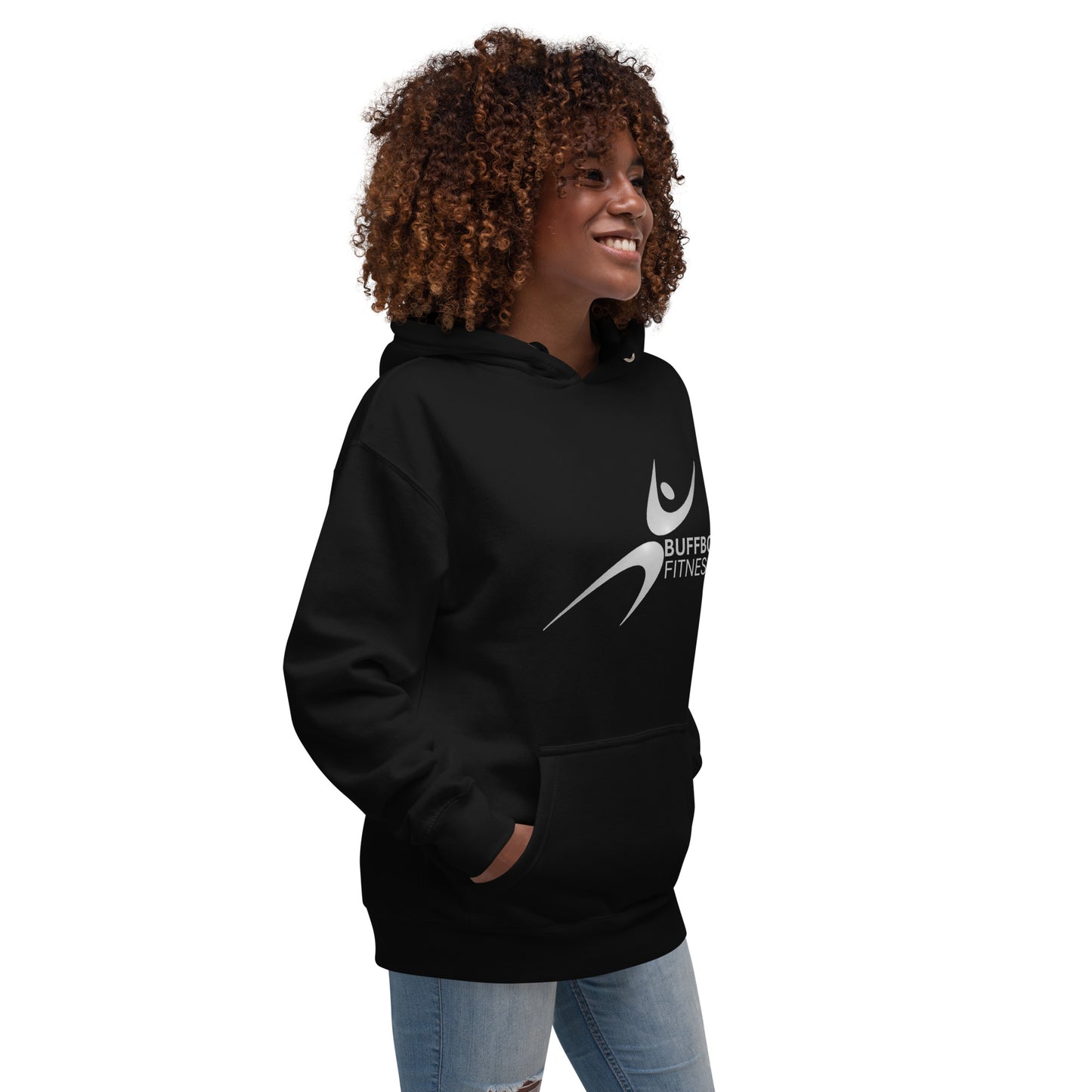 Sudadera con capucha Buffboy Fitness para mujer