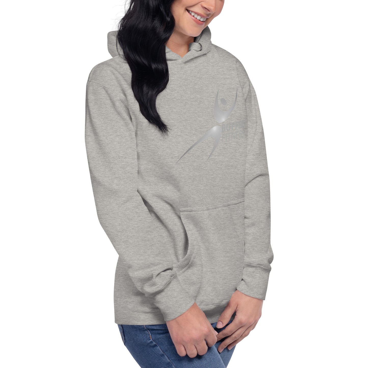 Sudadera con capucha Buffboy Fitness para mujer