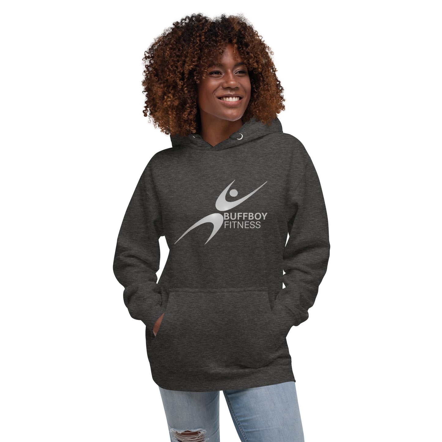 Sudadera con capucha Buffboy Fitness para mujer