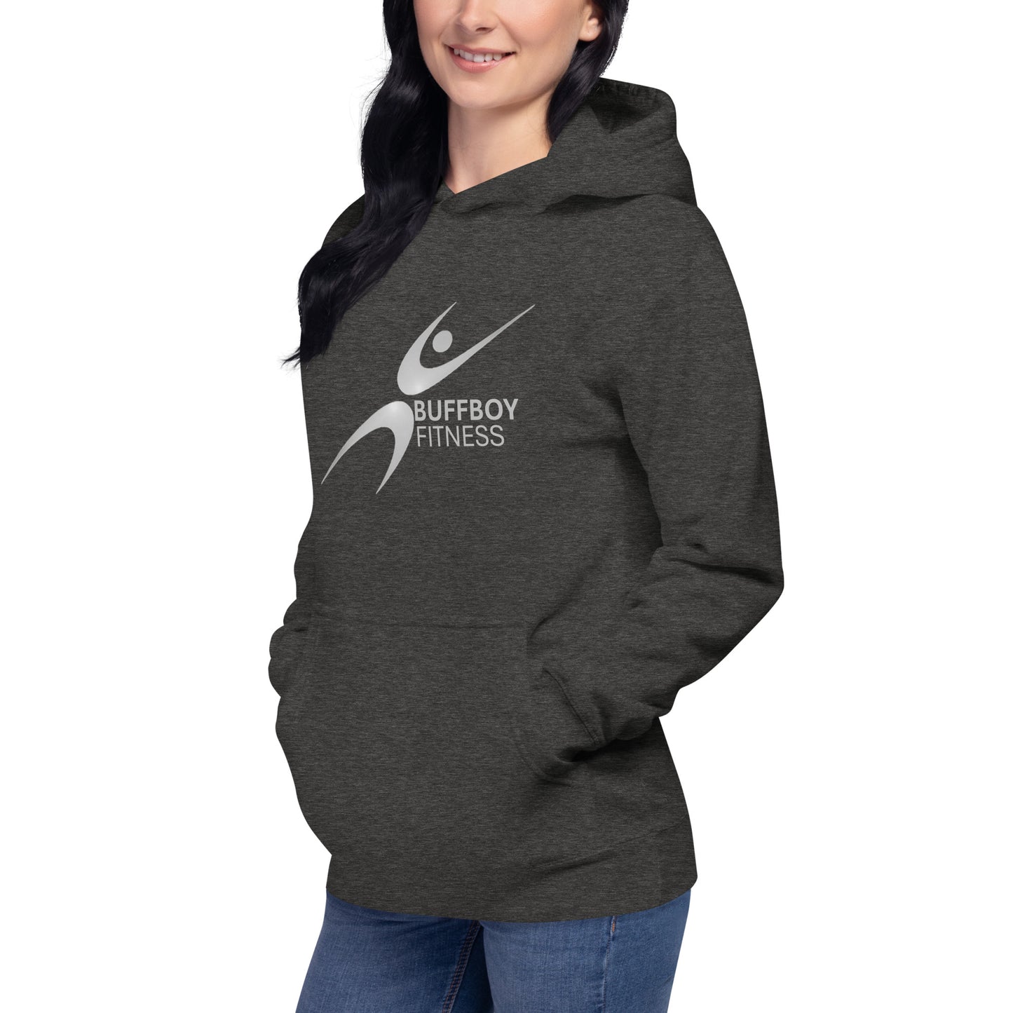 Sudadera con capucha Buffboy Fitness para mujer