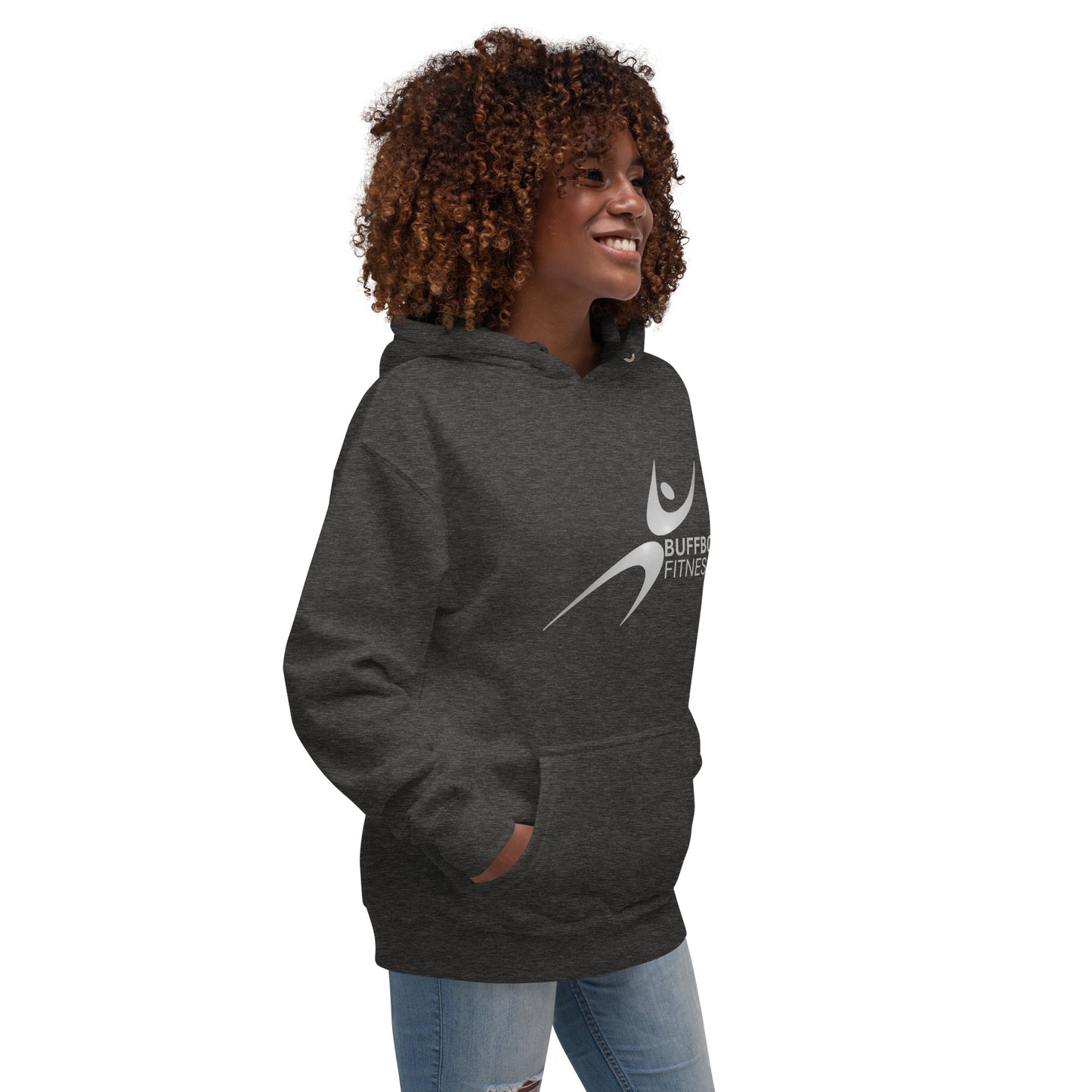 Sudadera con capucha Buffboy Fitness para mujer