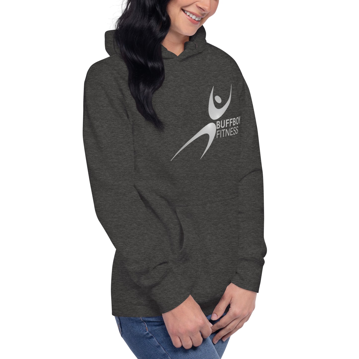 Sudadera con capucha Buffboy Fitness para mujer