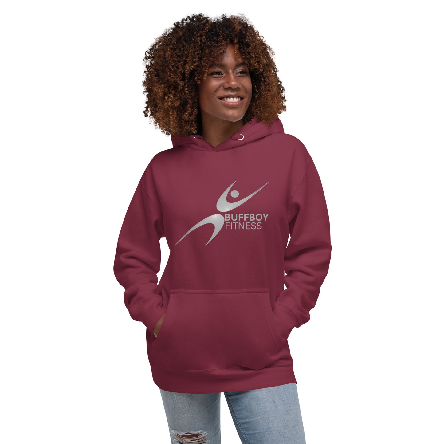 Sudadera con capucha Buffboy Fitness para mujer