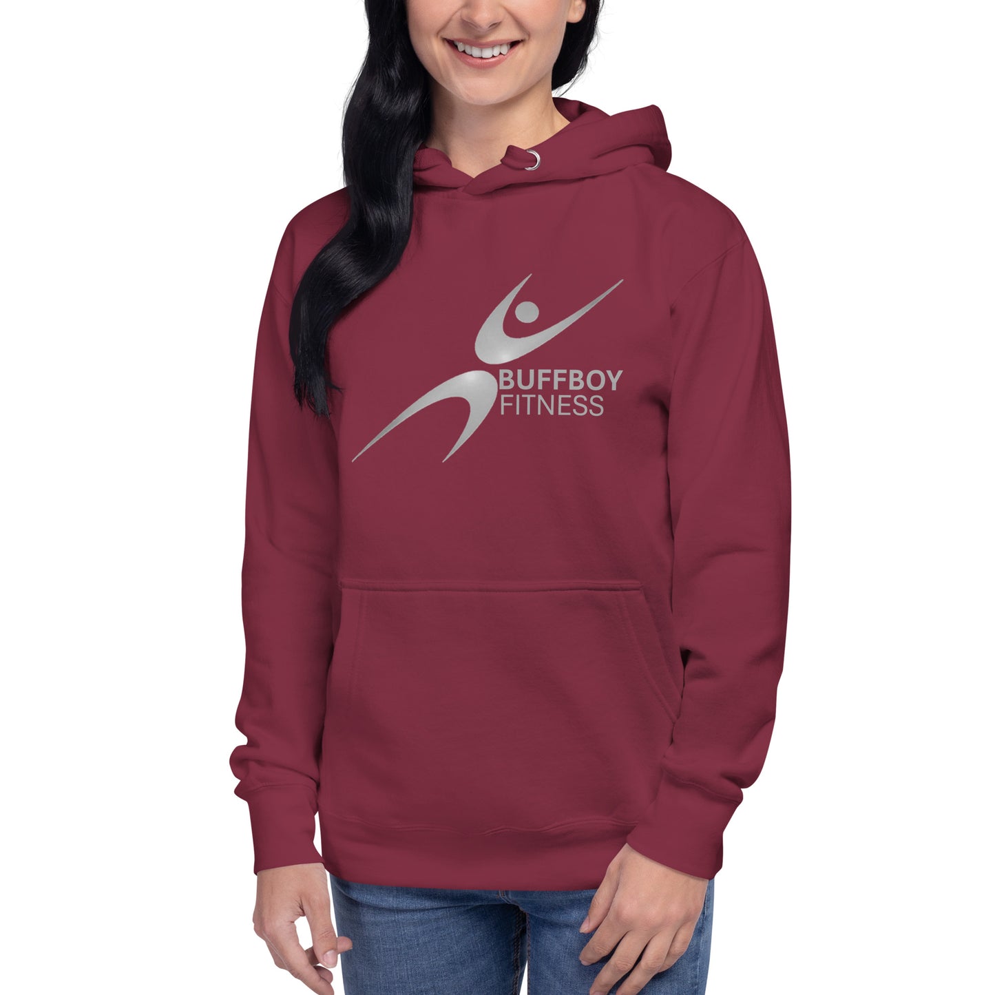 Sudadera con capucha Buffboy Fitness para mujer