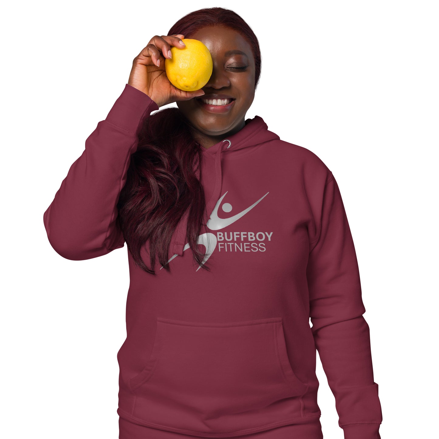 Sudadera con capucha Buffboy Fitness para mujer