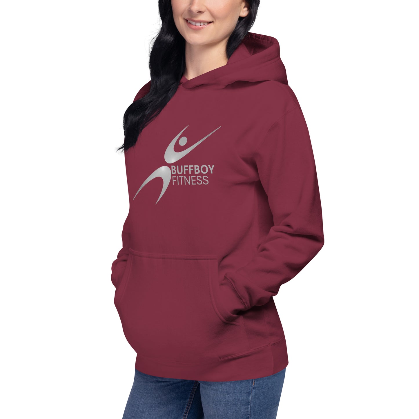 Sudadera con capucha Buffboy Fitness para mujer
