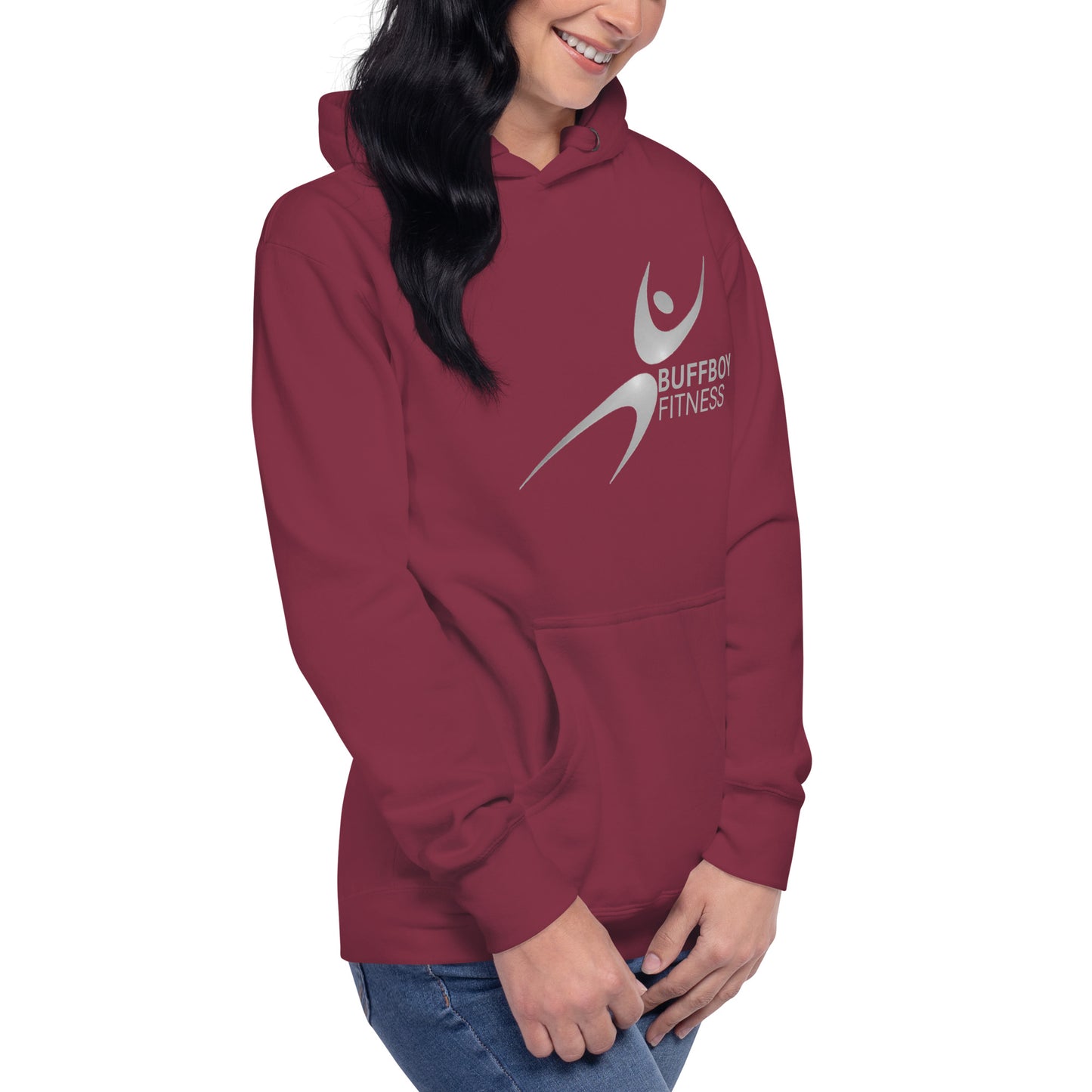 Sudadera con capucha Buffboy Fitness para mujer