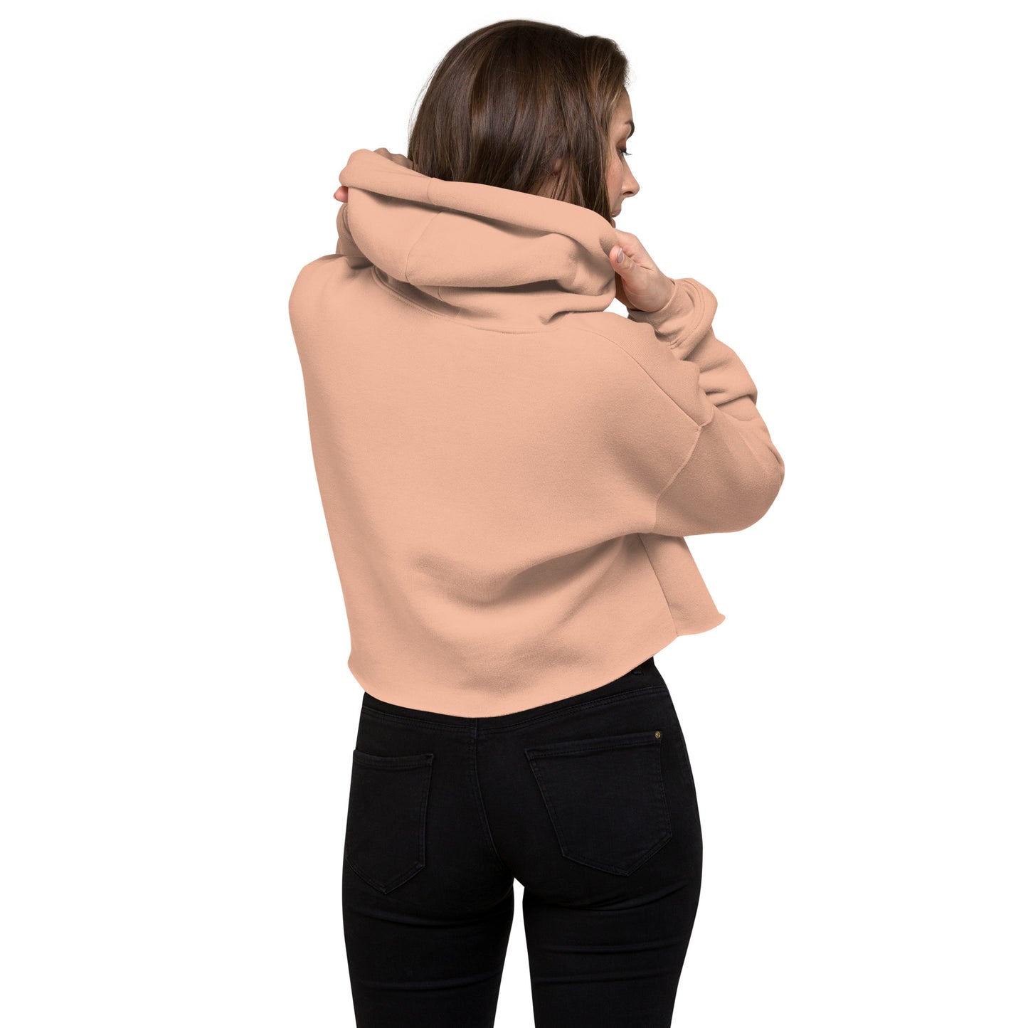 Sudadera corta con capucha