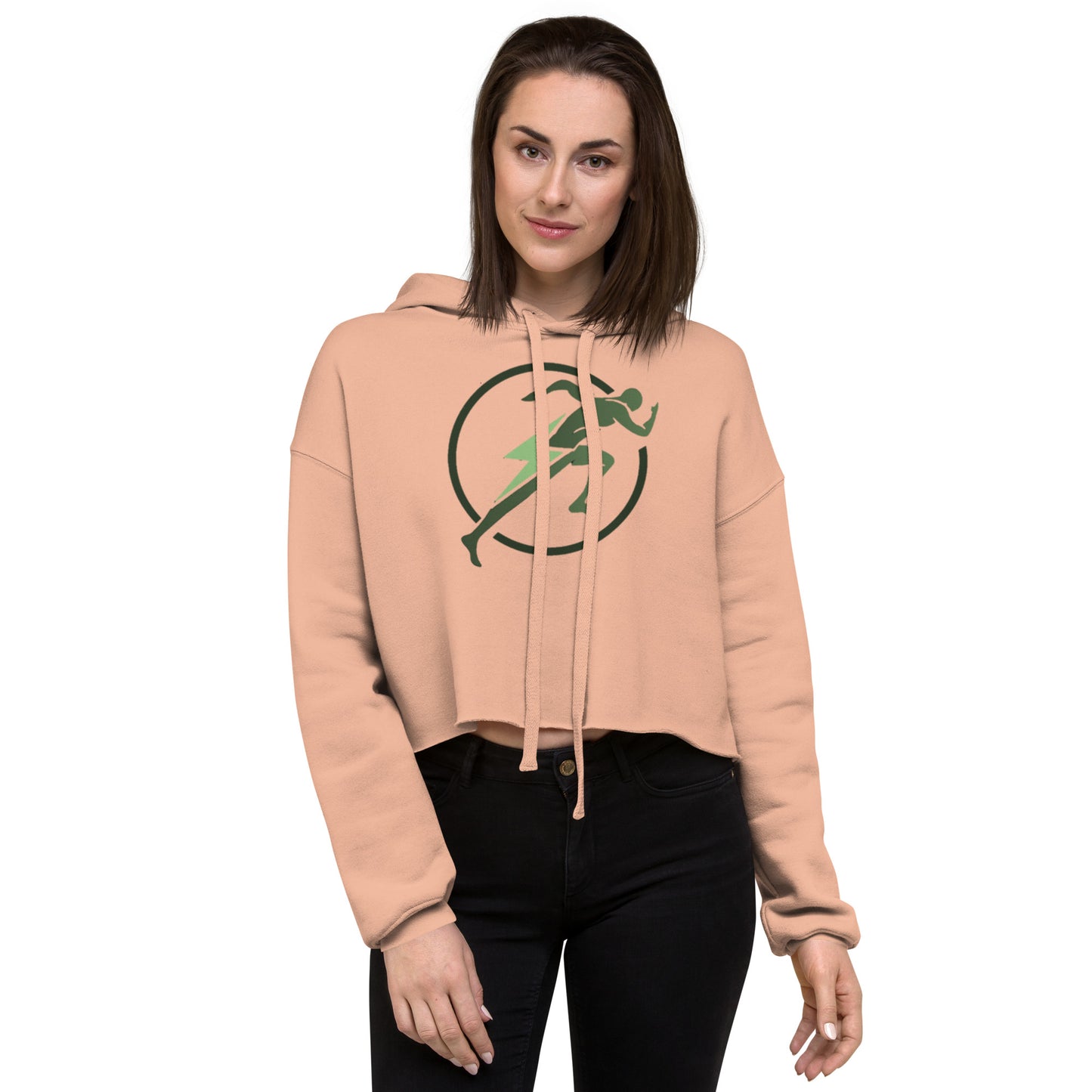 Sudadera corta con capucha
