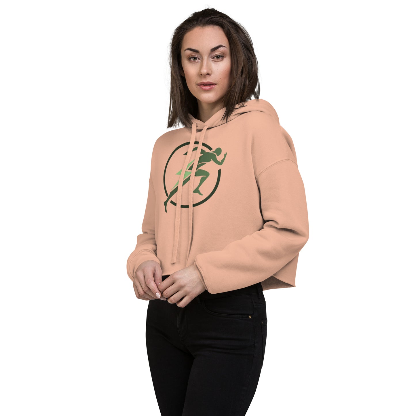 Sudadera corta con capucha