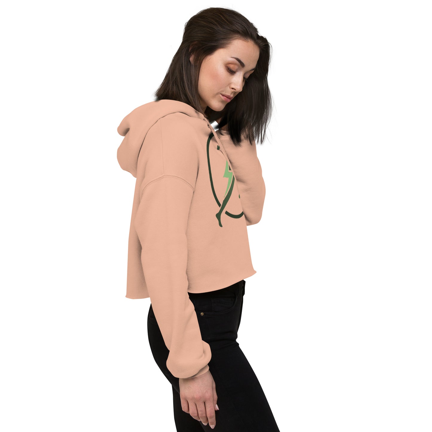 Sudadera corta con capucha