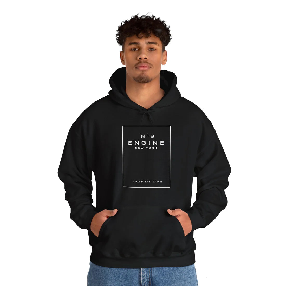 Engine No. 9 Mens' Heavy Blend™ Hooded Sweatshirt