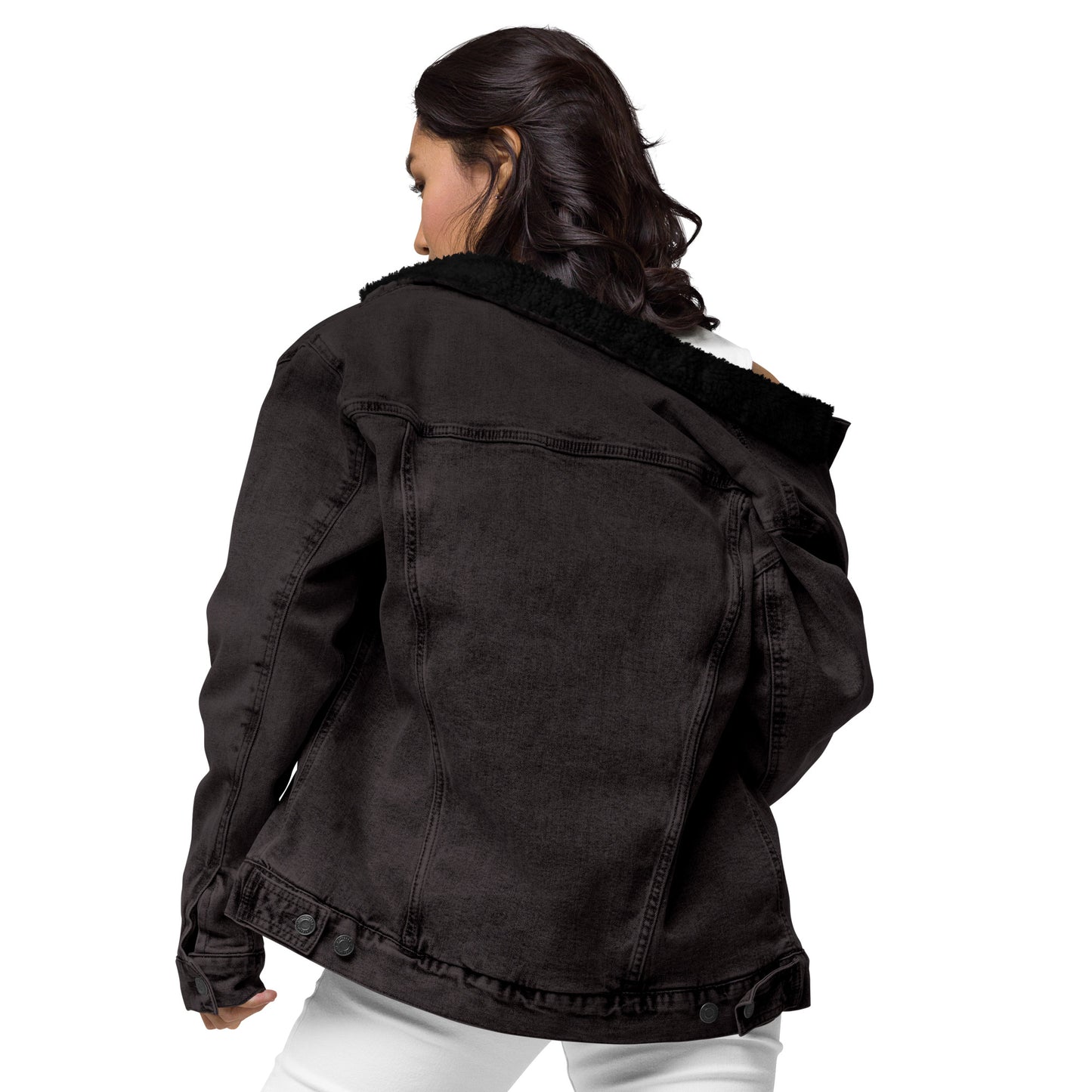 Womens' Denim Sherpa Jacket