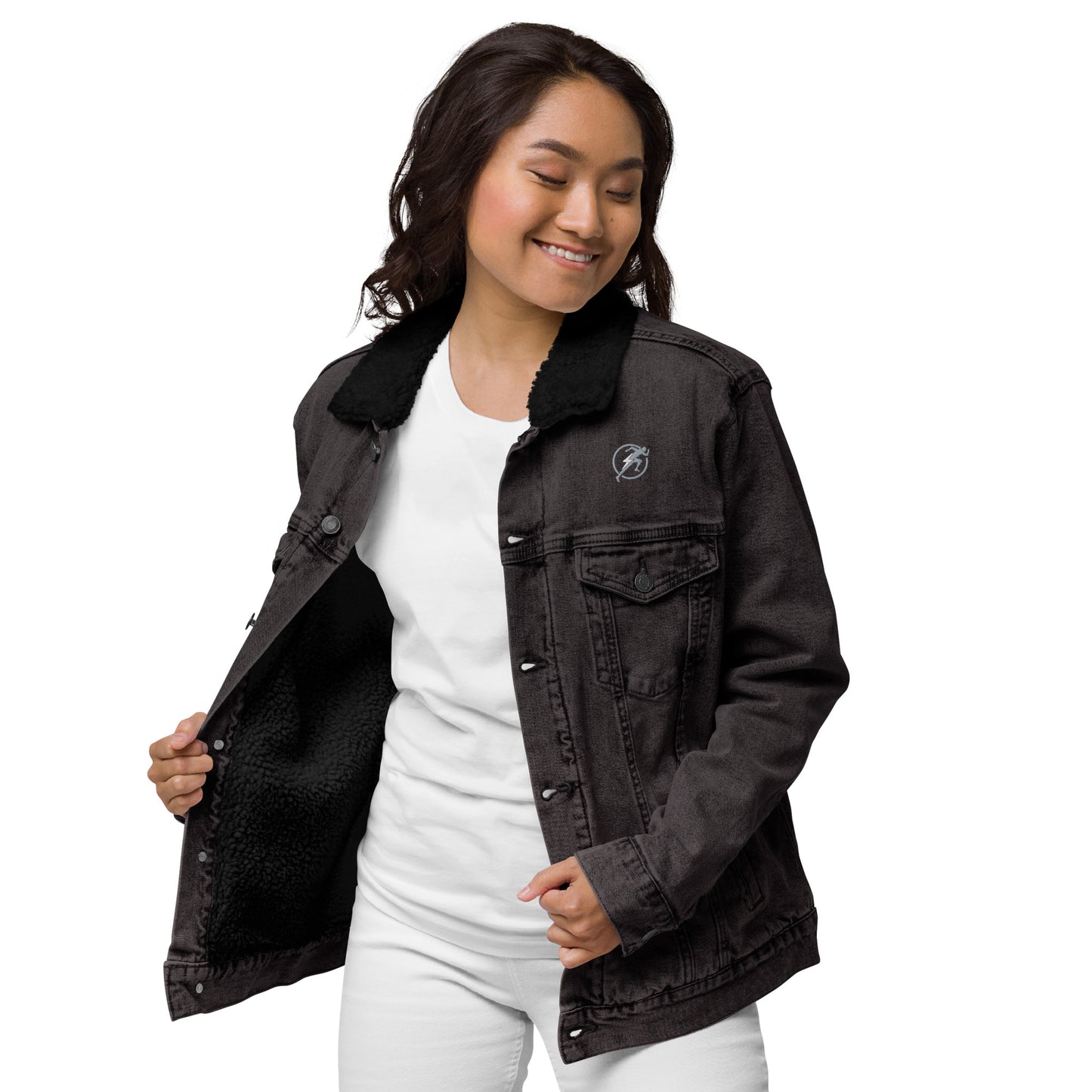 Womens' Denim Sherpa Jacket