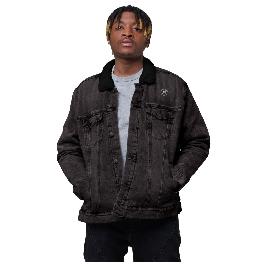 Mens' Denim Sherpa Jacket