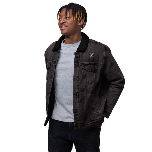 Mens' Denim Sherpa Jacket