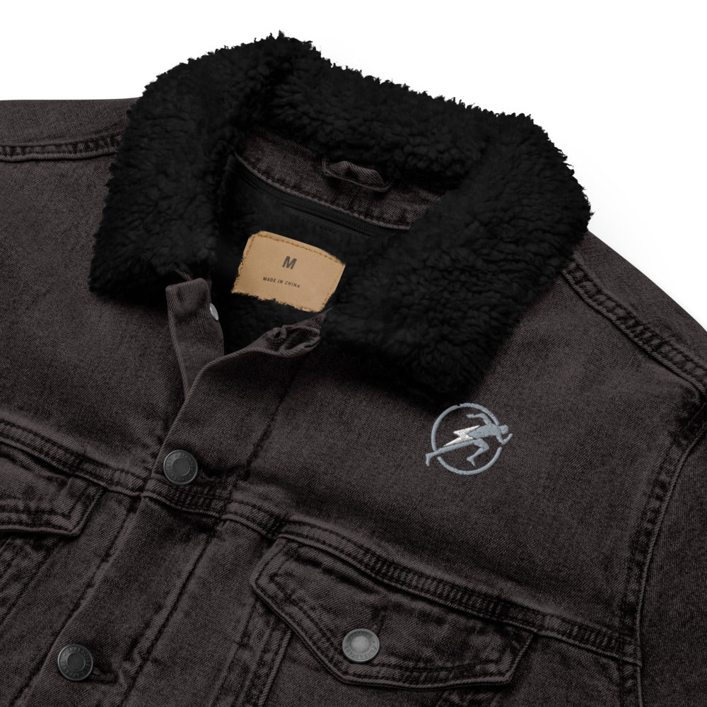 Mens' Denim Sherpa Jacket