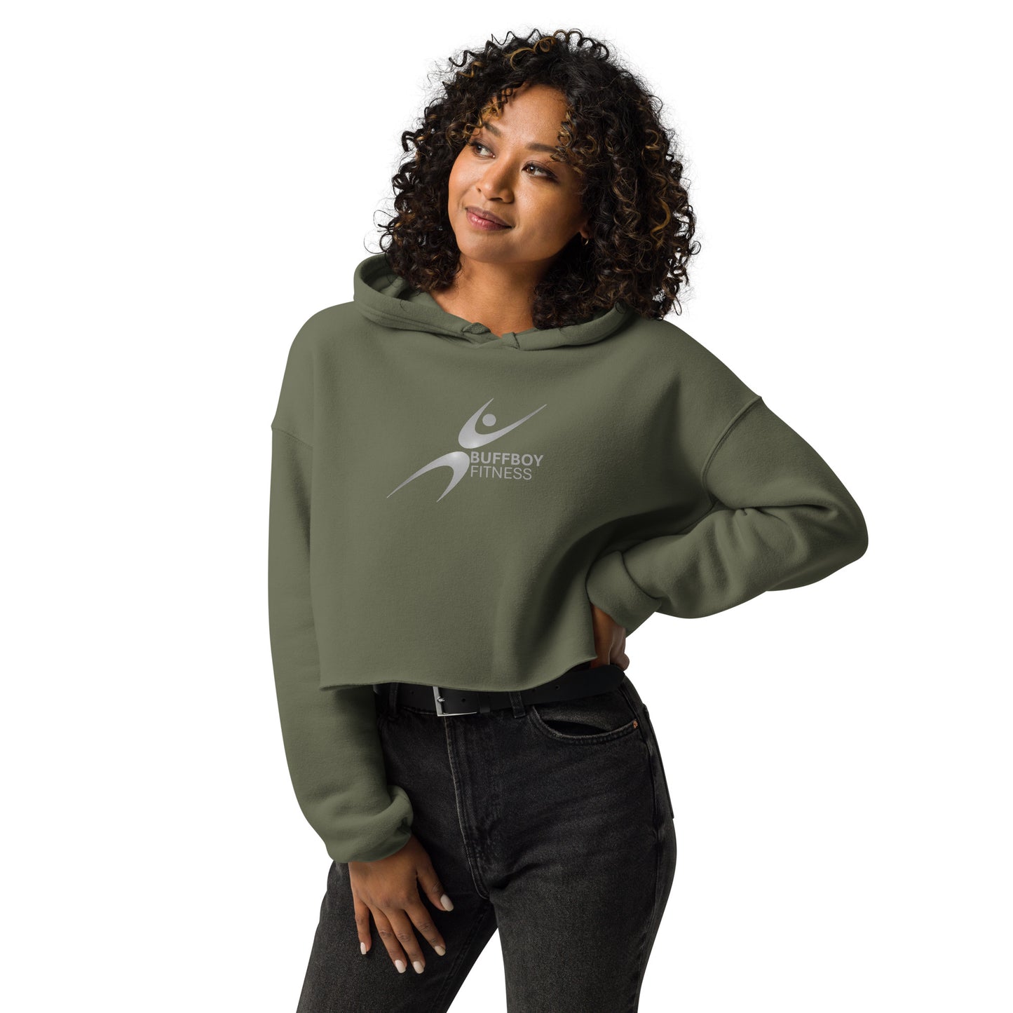 Buffboy Fitness Women's Signature Crop Hoodie