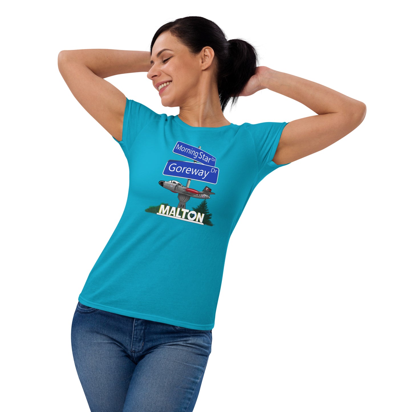 Women's Malton Massive Short Sleeve Shaped Tee